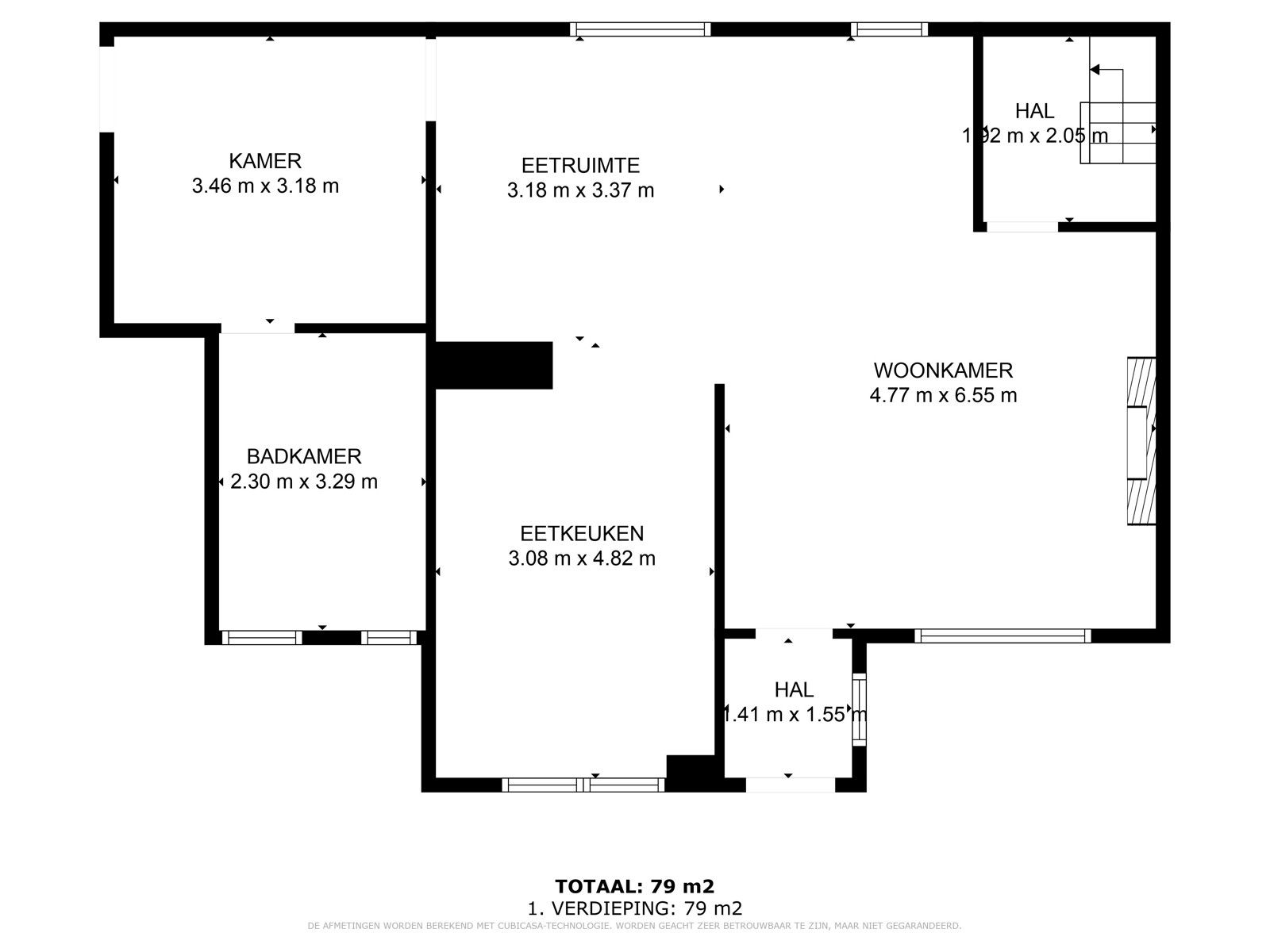 Huis met hangaar/werkhuis/opslag en weide op perceel van 23a foto 23