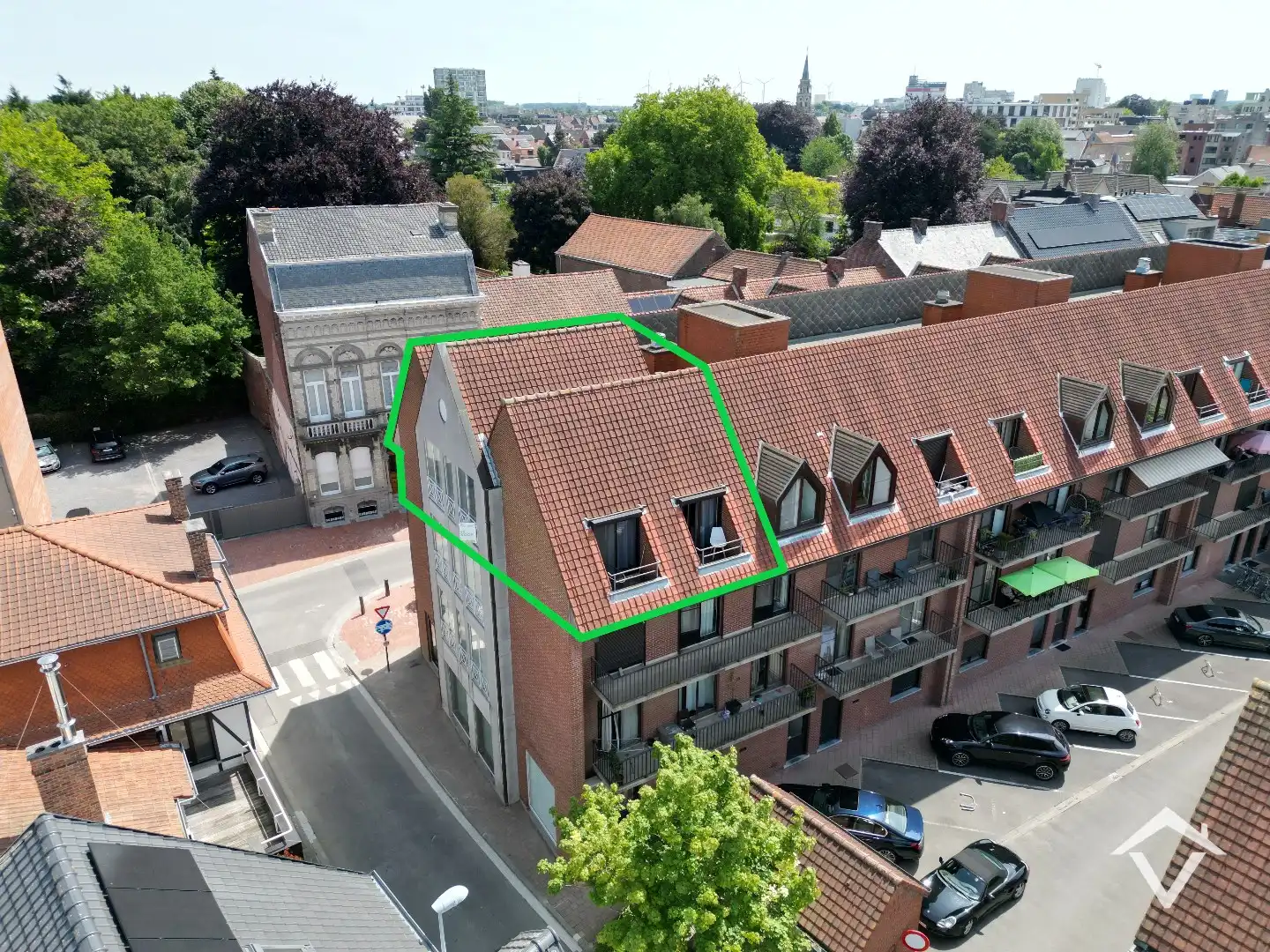 Ruim, gezellig dakappartement met 3 slaapkamers in centrum Roeselare  foto 23