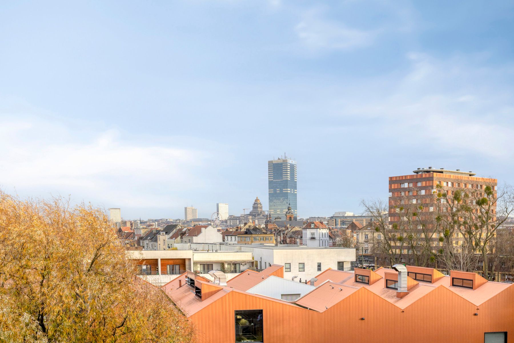 Leemans Immobiliën biedt u dit energiezuinige appartement aan met een adembenemend uitzicht over Brussel. foto 2