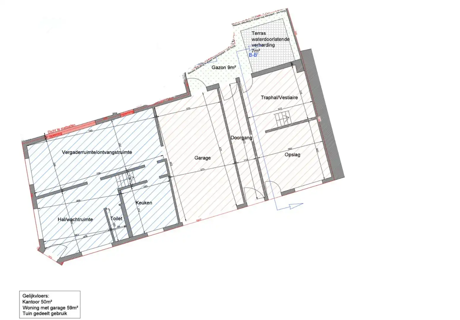 Casco woning met kantoorfunctie, ruime garage en een knusse binnenkoer foto 27