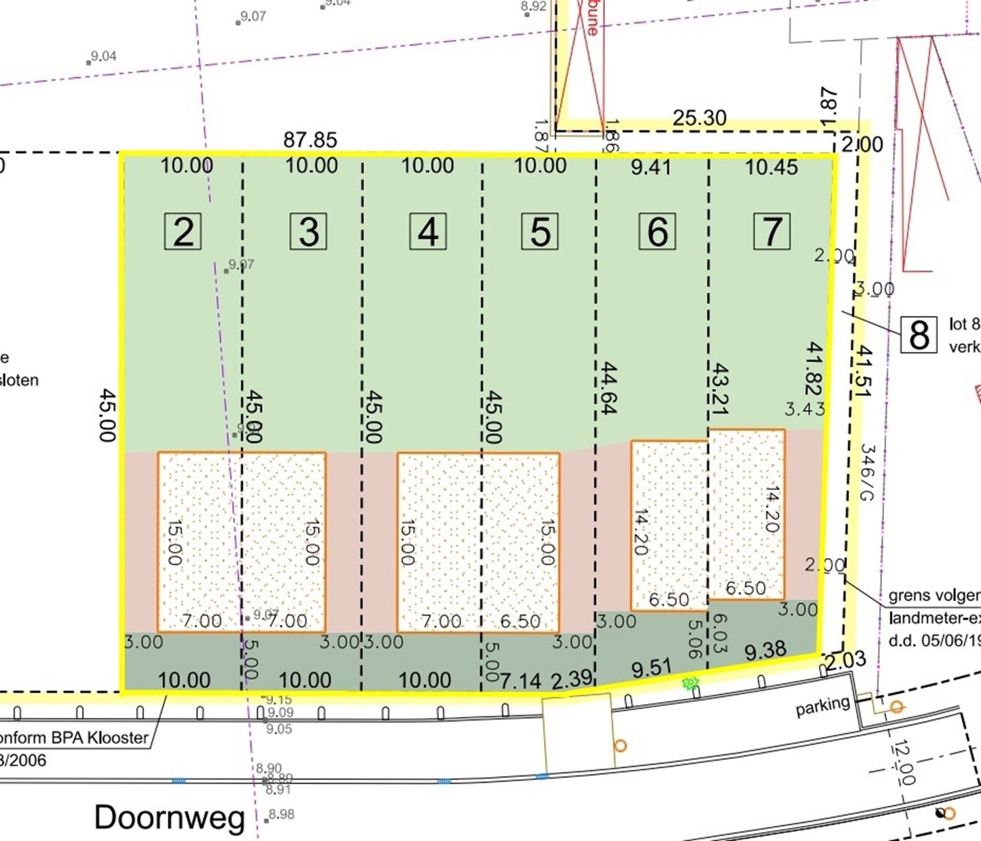Unieke kans: bouwgrond LOT 2  in de Doornstraat, Wichelen foto 2
