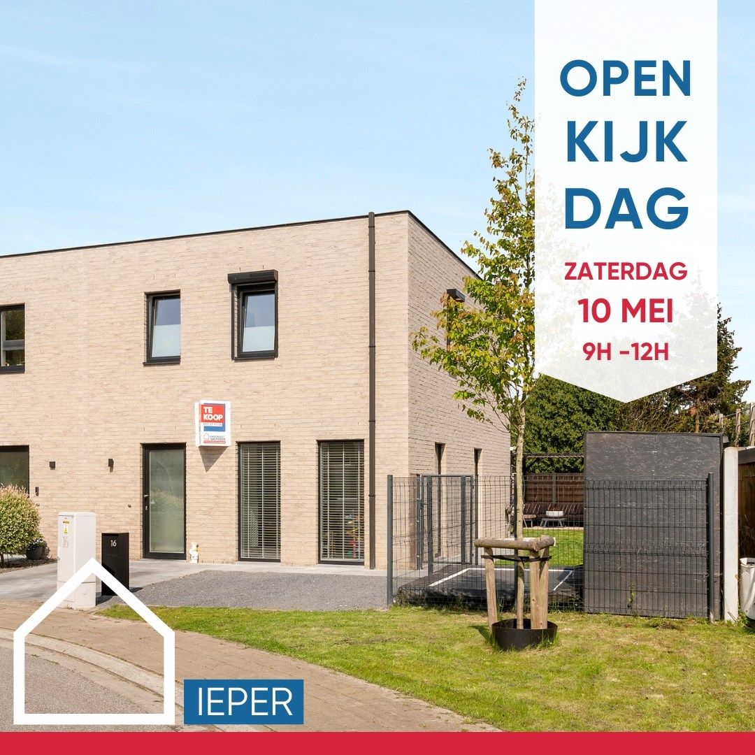 HALFOPEN NIEUWBOUWWONING MET 3 SLPKS, TUIN EN EPC LABEL A foto {{pictureIndex}}