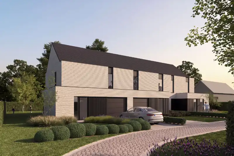 Moderne HOB inpandige garage, 3 slpk en vaste trap naar zolder (lot 01) foto {{pictureIndex}}