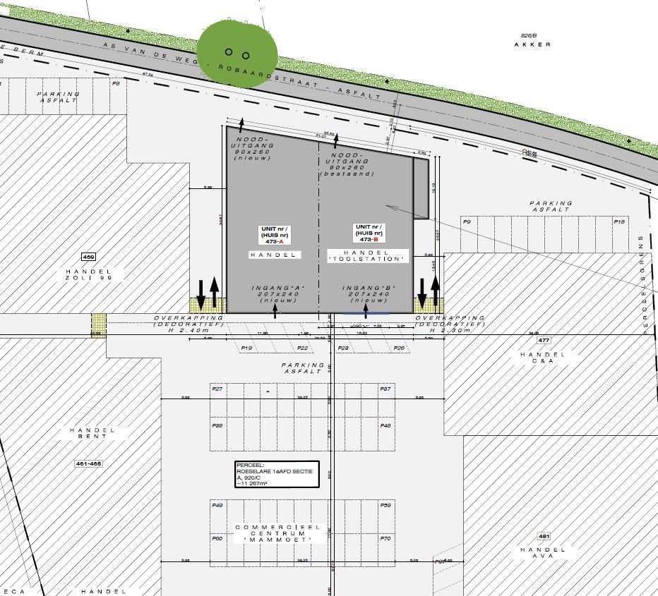 COMMERCIEEL GEBOUW 416 M2 Mammoet II  foto 3