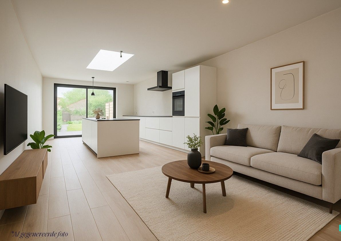 Totaal gerenoveerde woning met garage te centrum Roeselare foto 2