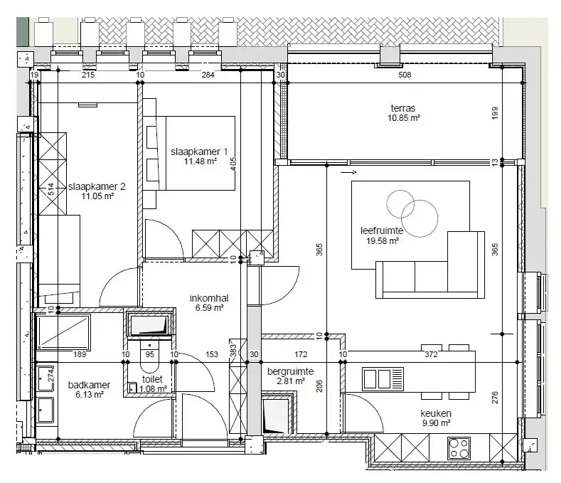 NIEUW APPARTEMENT MET MOOI TERRAS - AMBIORIXSITE foto 12