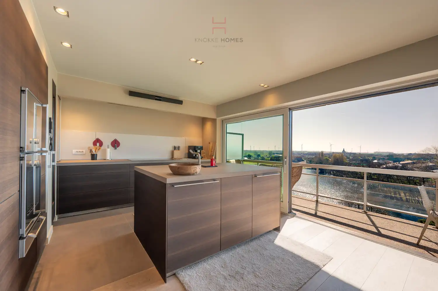 Riant appartement met open zicht over het meer van Duinbergen foto 3