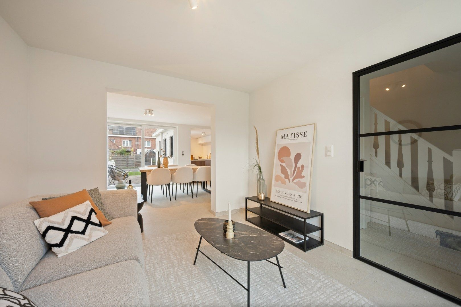 Energiezuinige woning met 3 slaapkamers en tuin met uitweg in Gullegem foto 5