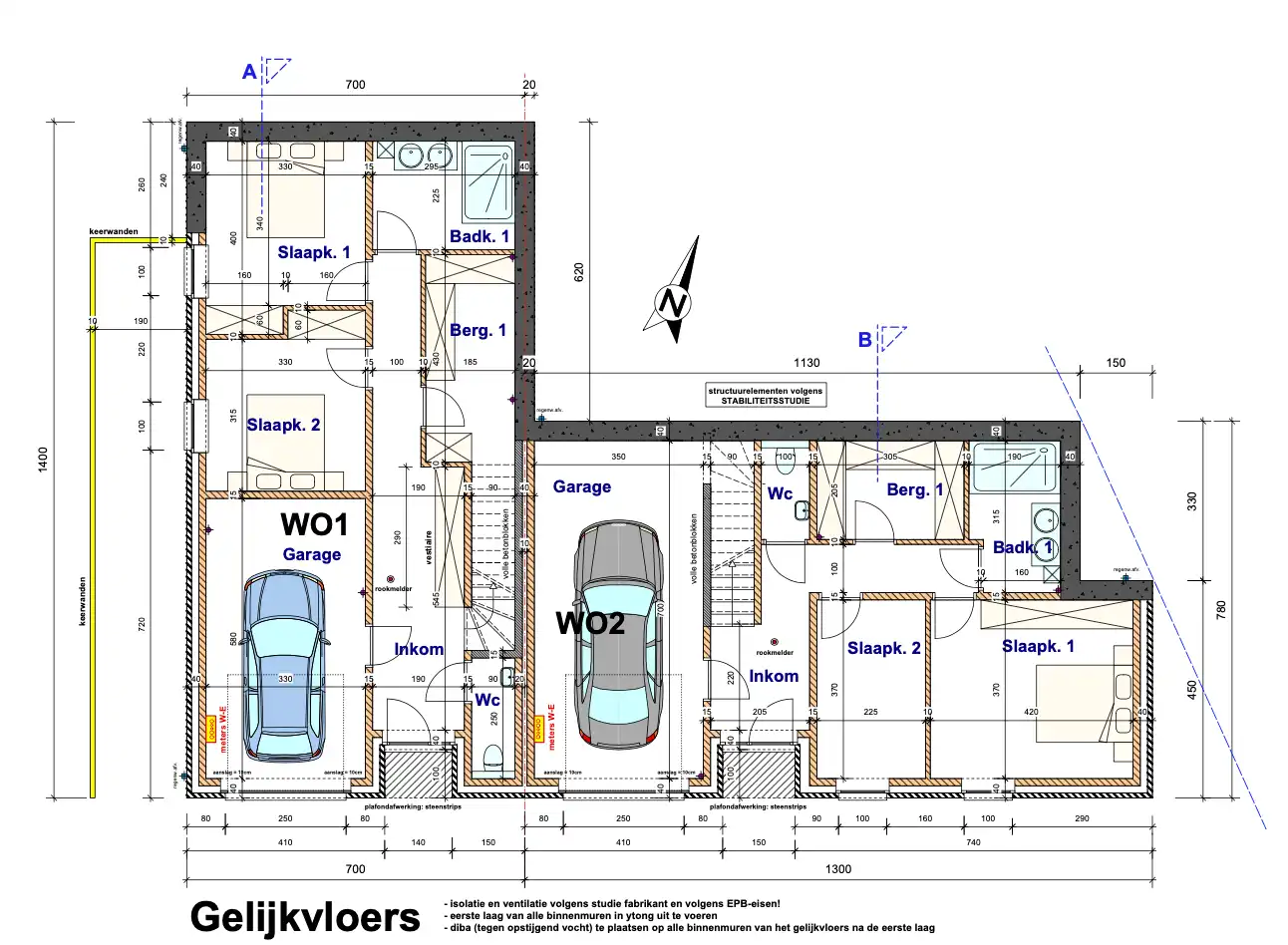 TE KOOP: casco nieuwbouwwoning met 4 slaapkamers, 2 badkamers en inpandige garage foto 9