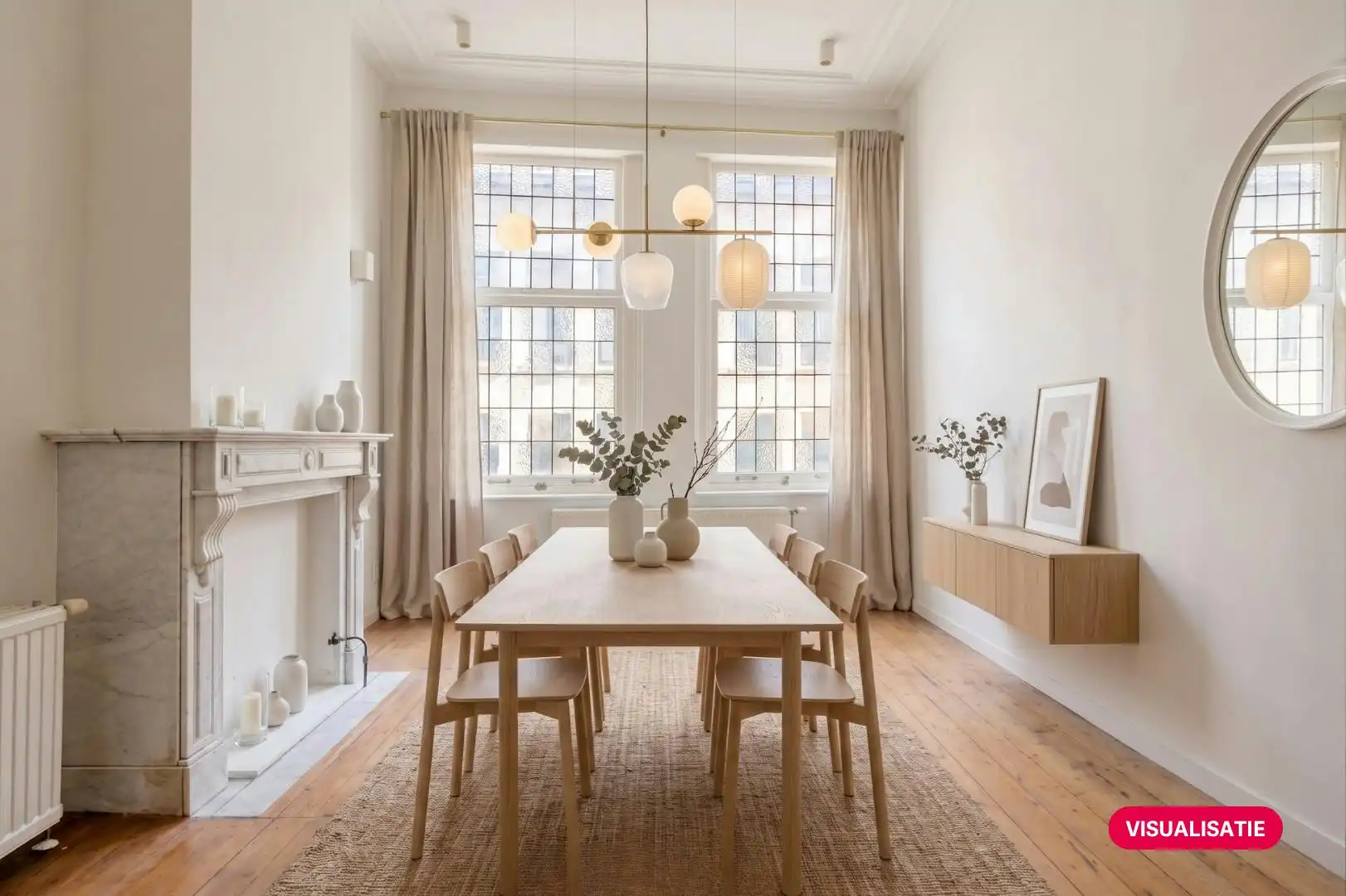 Charmant herenhuis te koop aan het Groen Kwartier in Antwerpen foto {{pictureIndex}}
