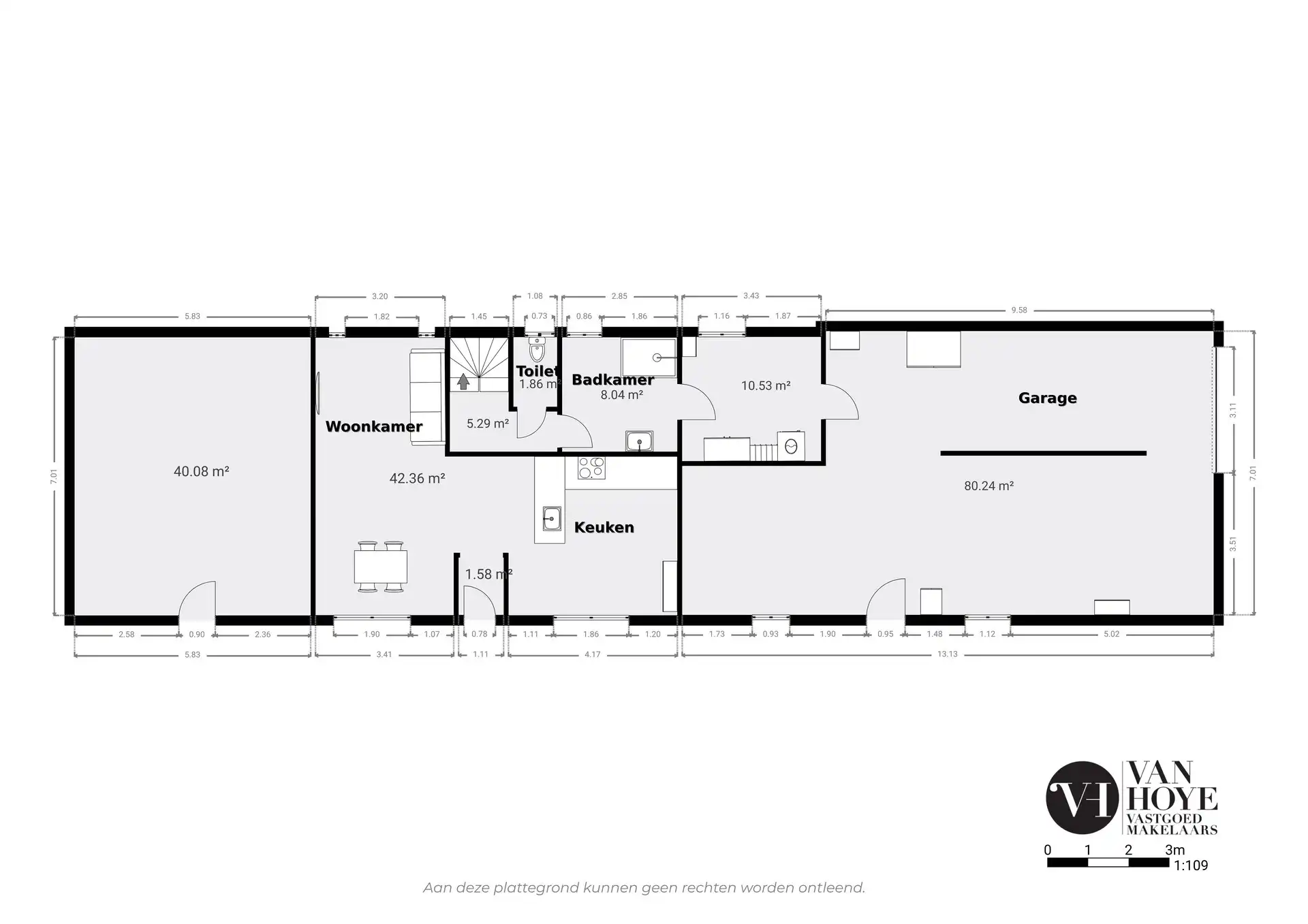 Heel ruime woning, met open zicht en grote garage/magazijn (82m²) op een perceel van 760m², te Grembergen foto 23