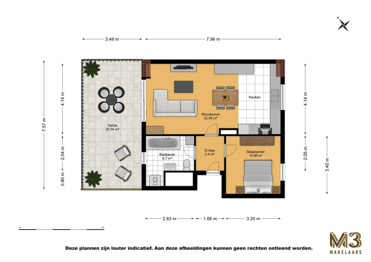 Instapklaar appartement met ruime zonneterras! foto 15
