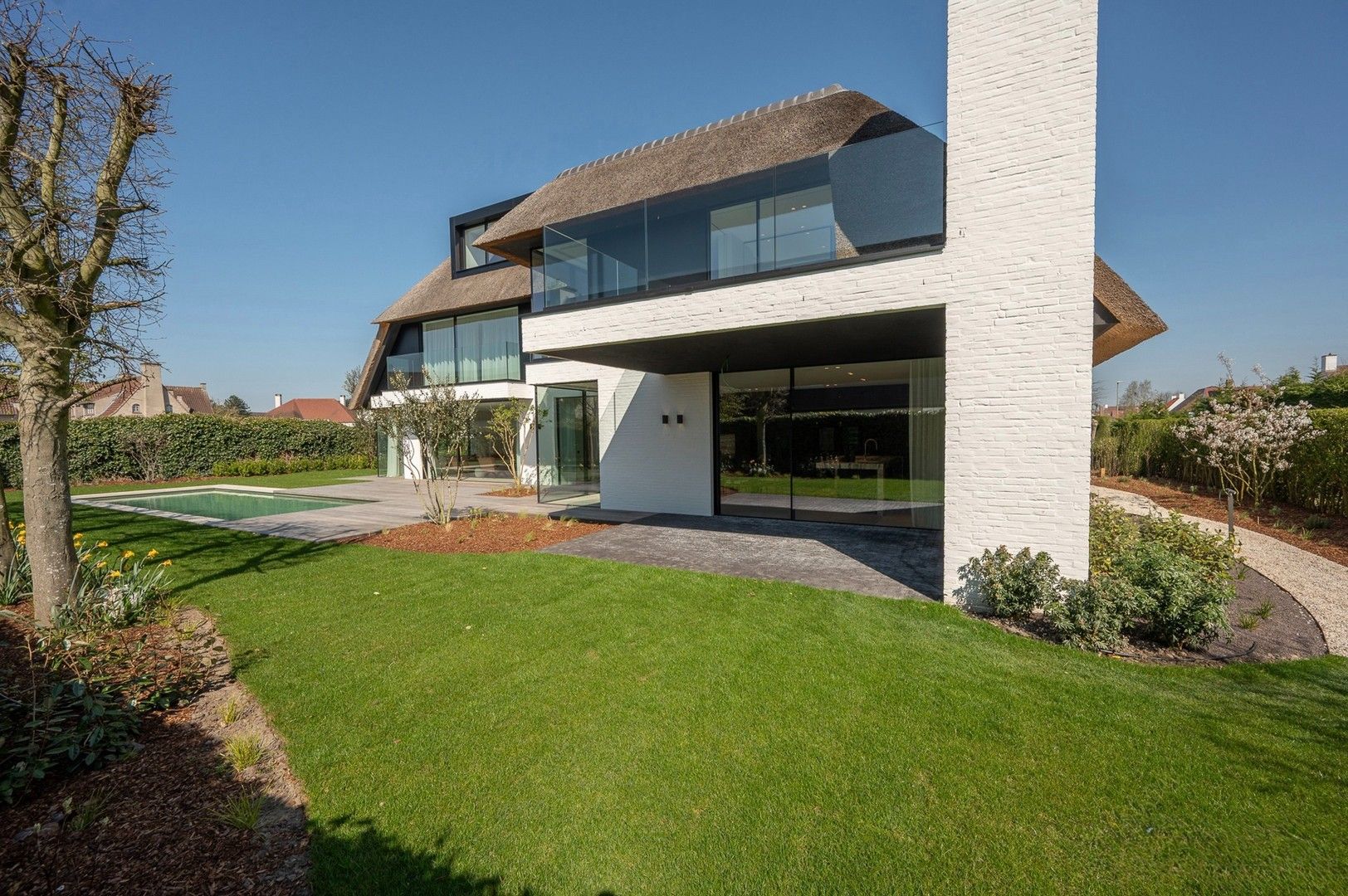 Uitzonderlijke luxueuze nieuwbouwvilla met zwembad in een residentiële buurt te Knokke foto 73