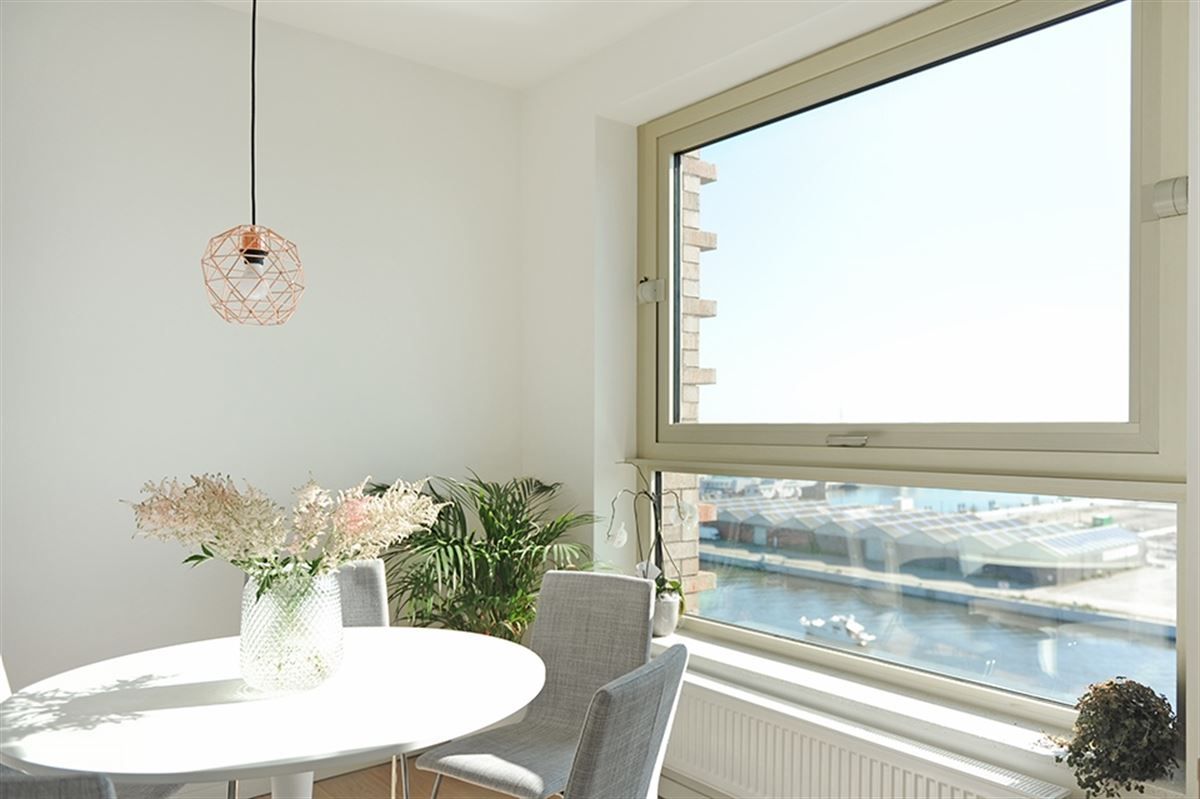 Mooi 1 slaapkamer appartement met fantastisch uitzicht op het Kattendijkdok en het Havenhuis foto 11