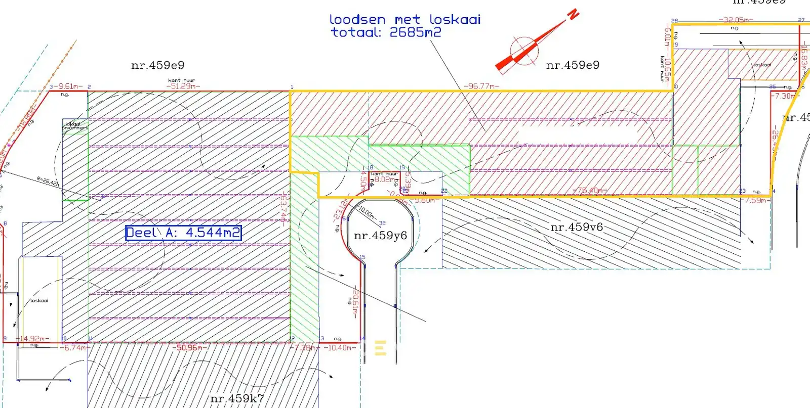 Instapklaar BEDRIJFSGEBOUW bestaande uit MAGAZIJNEN (2.685m²) met 2 LAADKADEN en instapklare KANTOREN (600m²) op industriezone "Herdersbrug" te Brugge foto 18