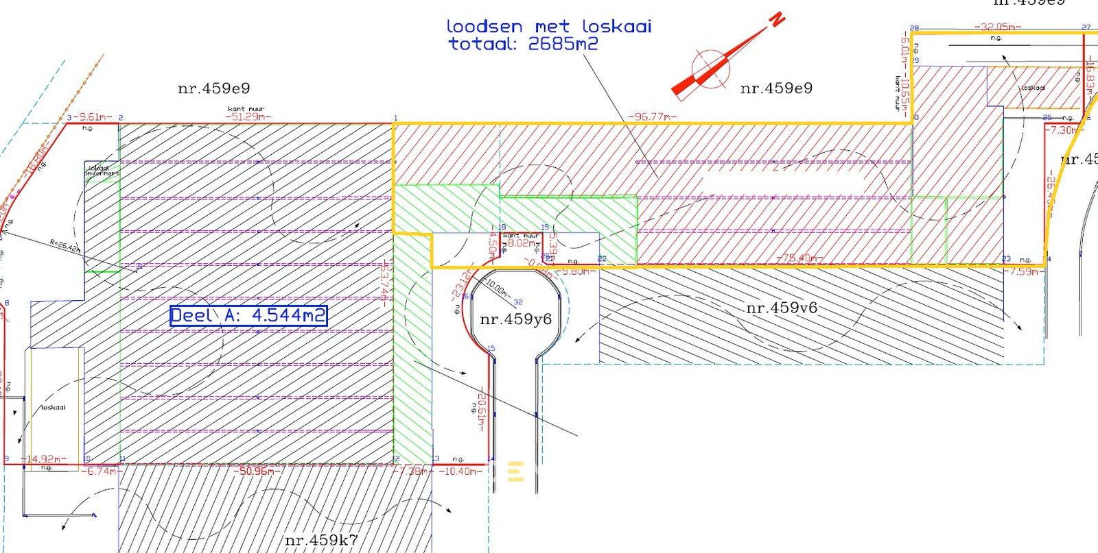 Instapklaar BEDRIJFSGEBOUW bestaande uit MAGAZIJNEN (2.685m²) met 2 LAADKADEN en instapklare KANTOREN (600m²) op industriezone "Herdersbrug" te Brugge foto 18