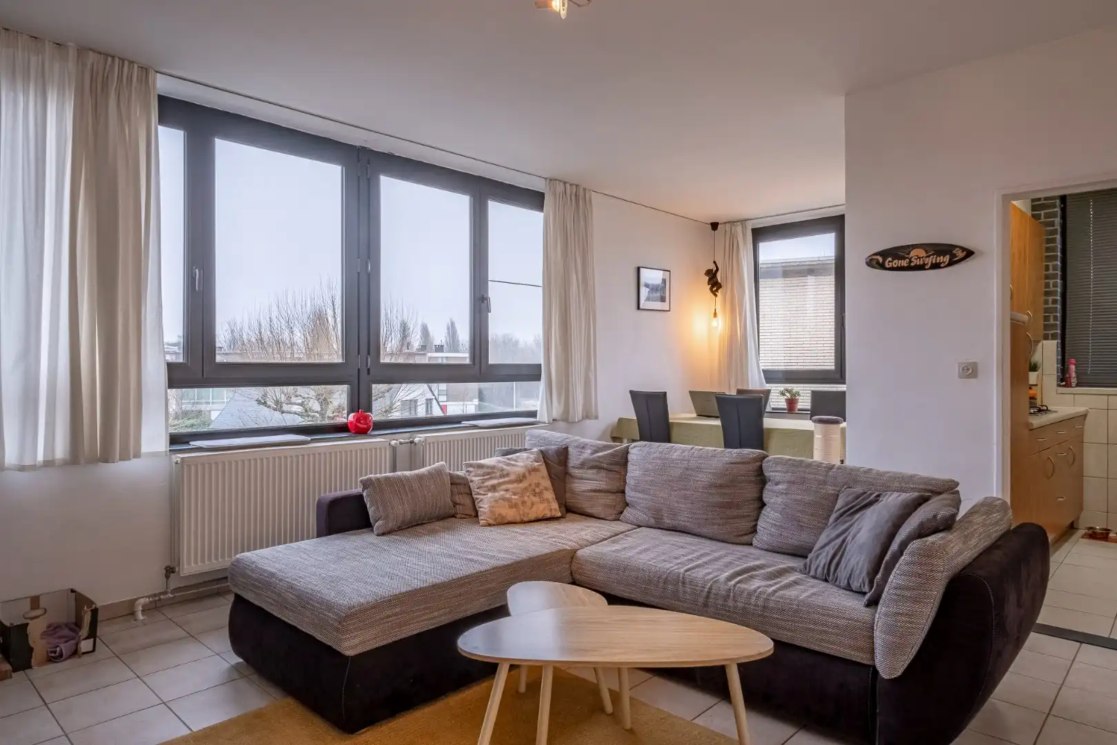 Appartement met twee slaapkamers en garagebox foto 3