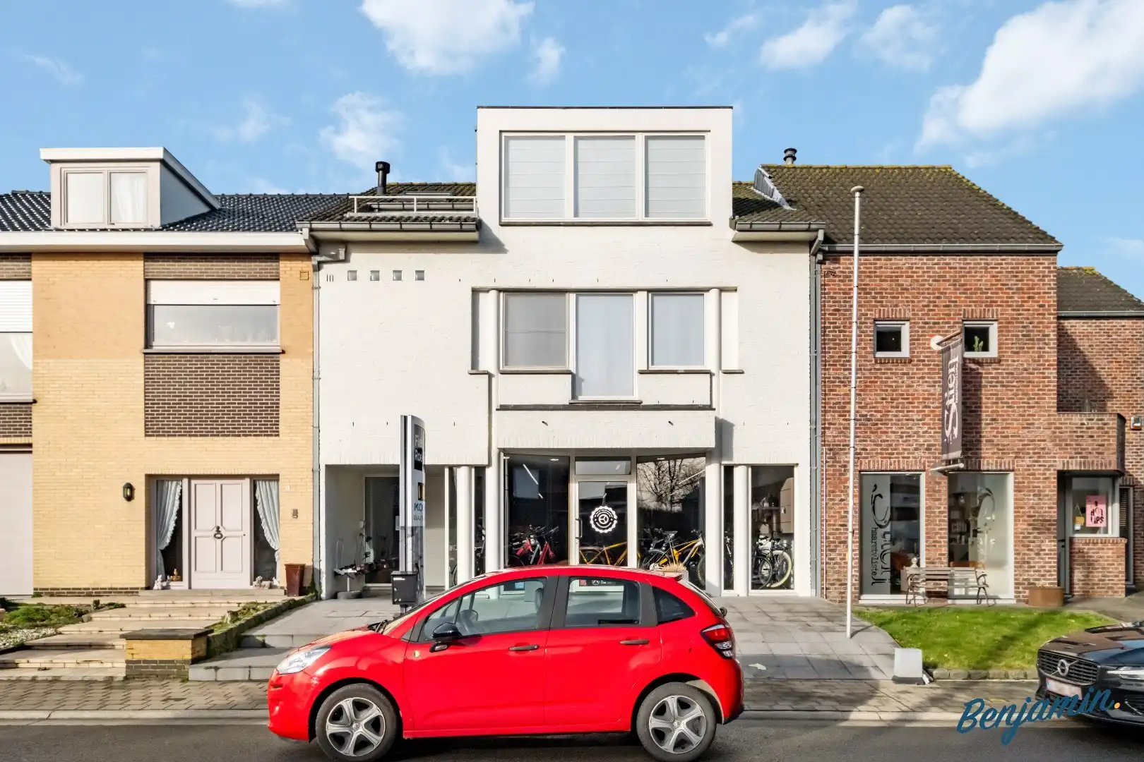 Dakappartement met 1 slaapkamer, berging en zonneterras in Dadizele-centrum foto 12