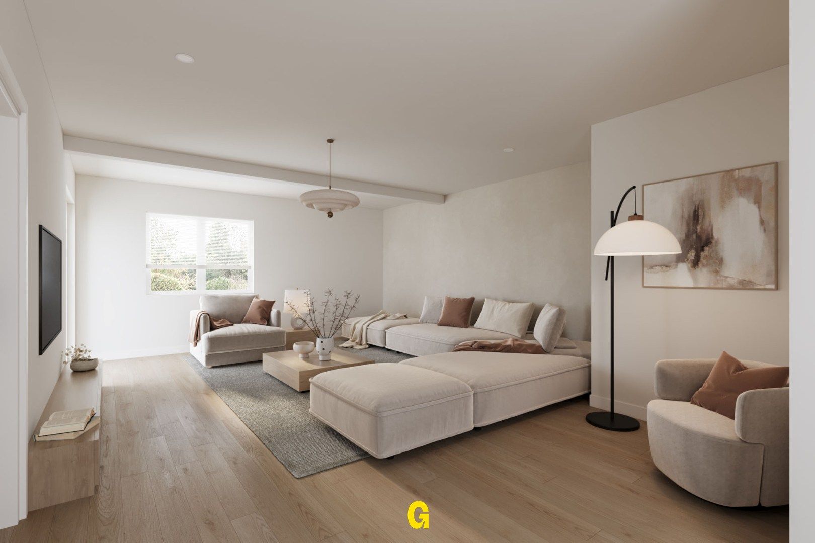 Degelijk (rolstoelvriendelijk) gelijkvoersappartement met terras uitgevend op de tuin, afsluitbare garage en berging foto 9