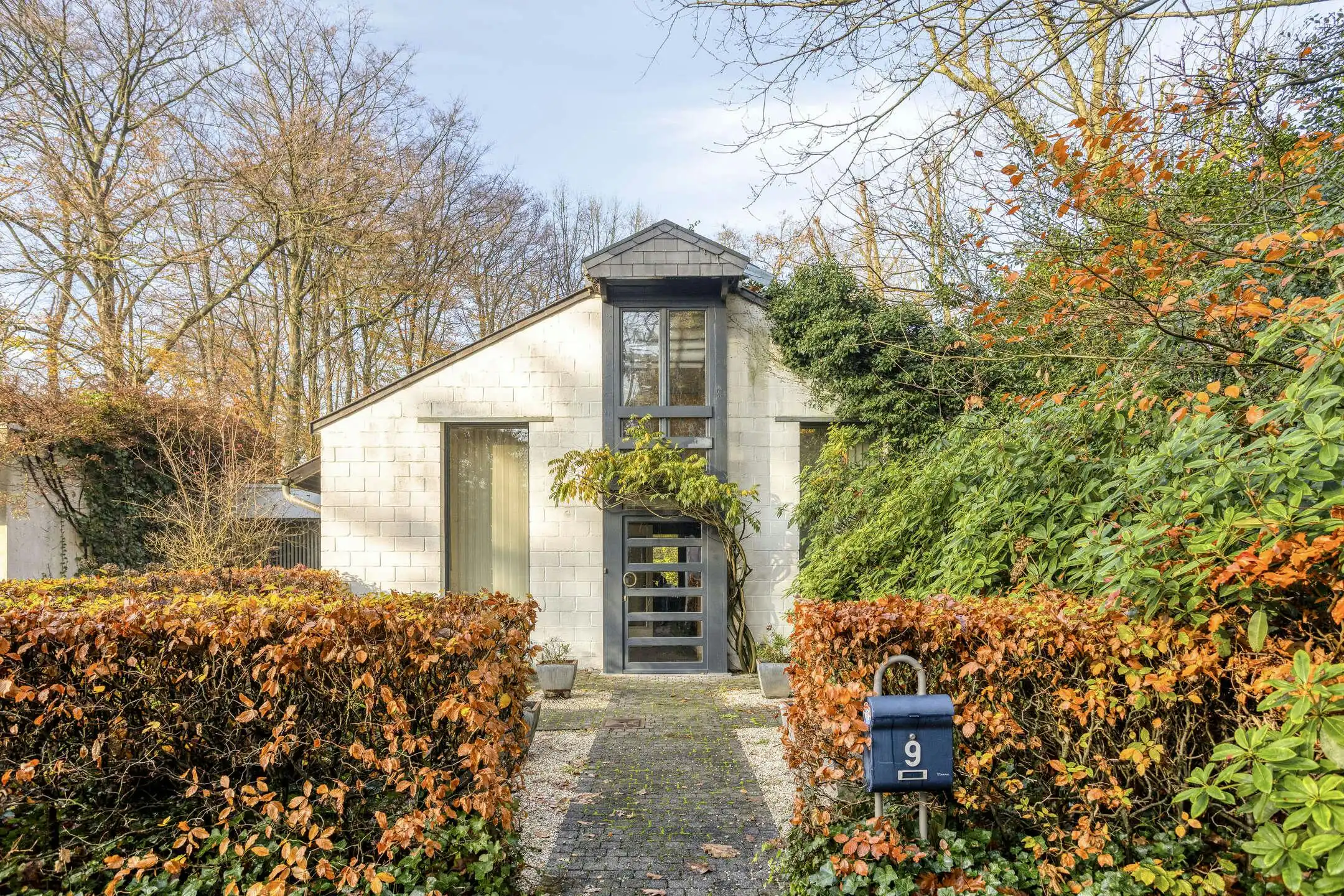 Vrijstaande architectuurwoning op 2.303m² in Schilde foto 46