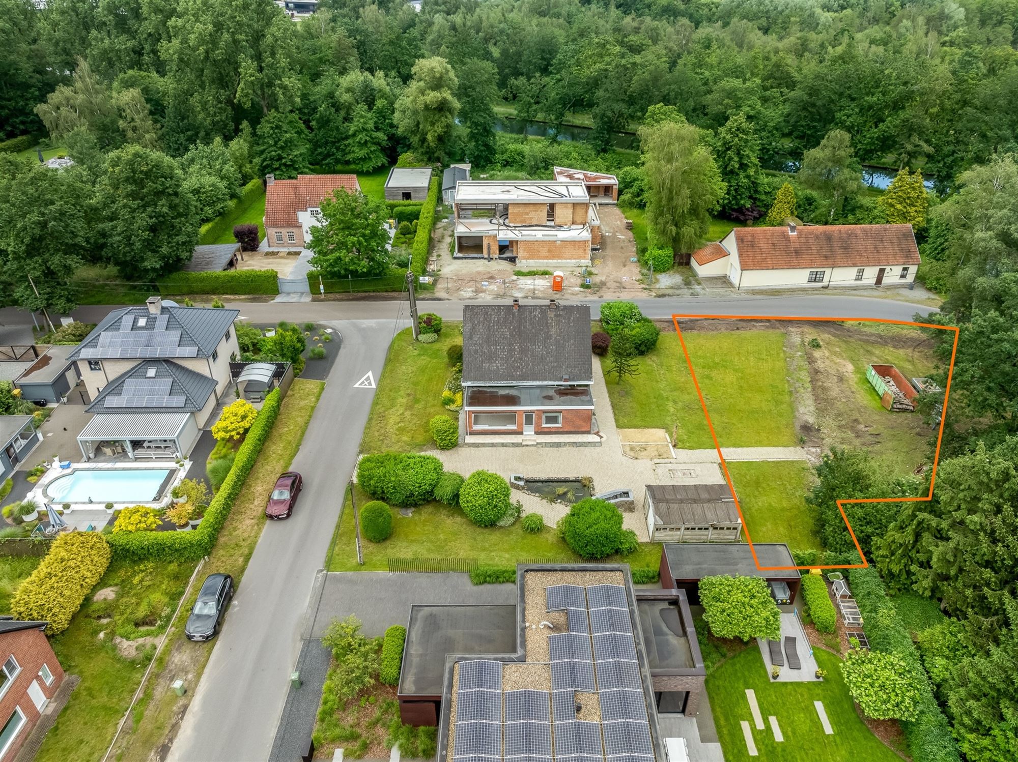 ZUIDGERICHTE BOUWGROND OB VAN 687M2 VLAKBIJ NATUURGEBIED foto 13