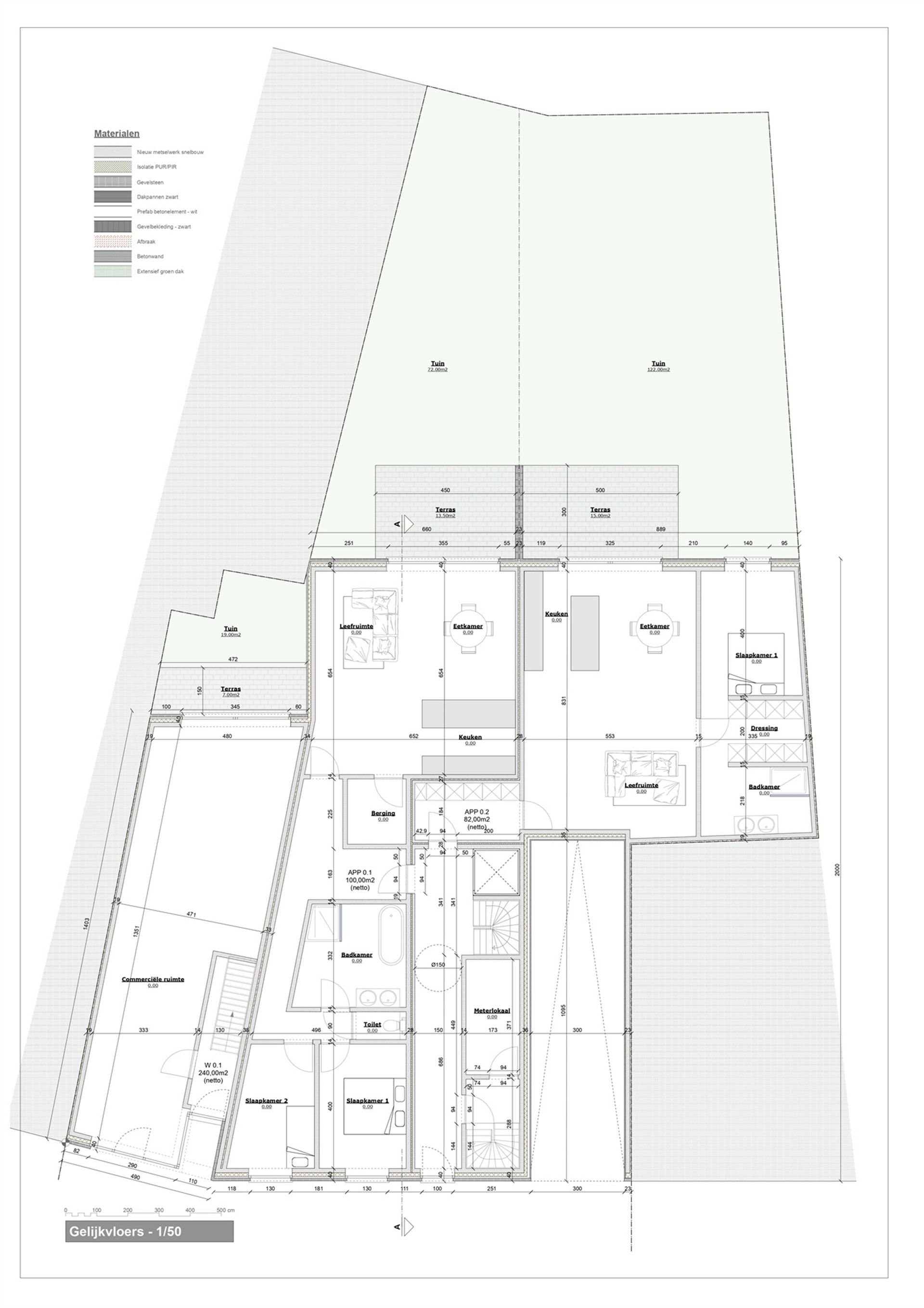 Comfortabel gelijkvloersappartement met 1 slaapkamer + dressing en ruime privé tuin foto 14