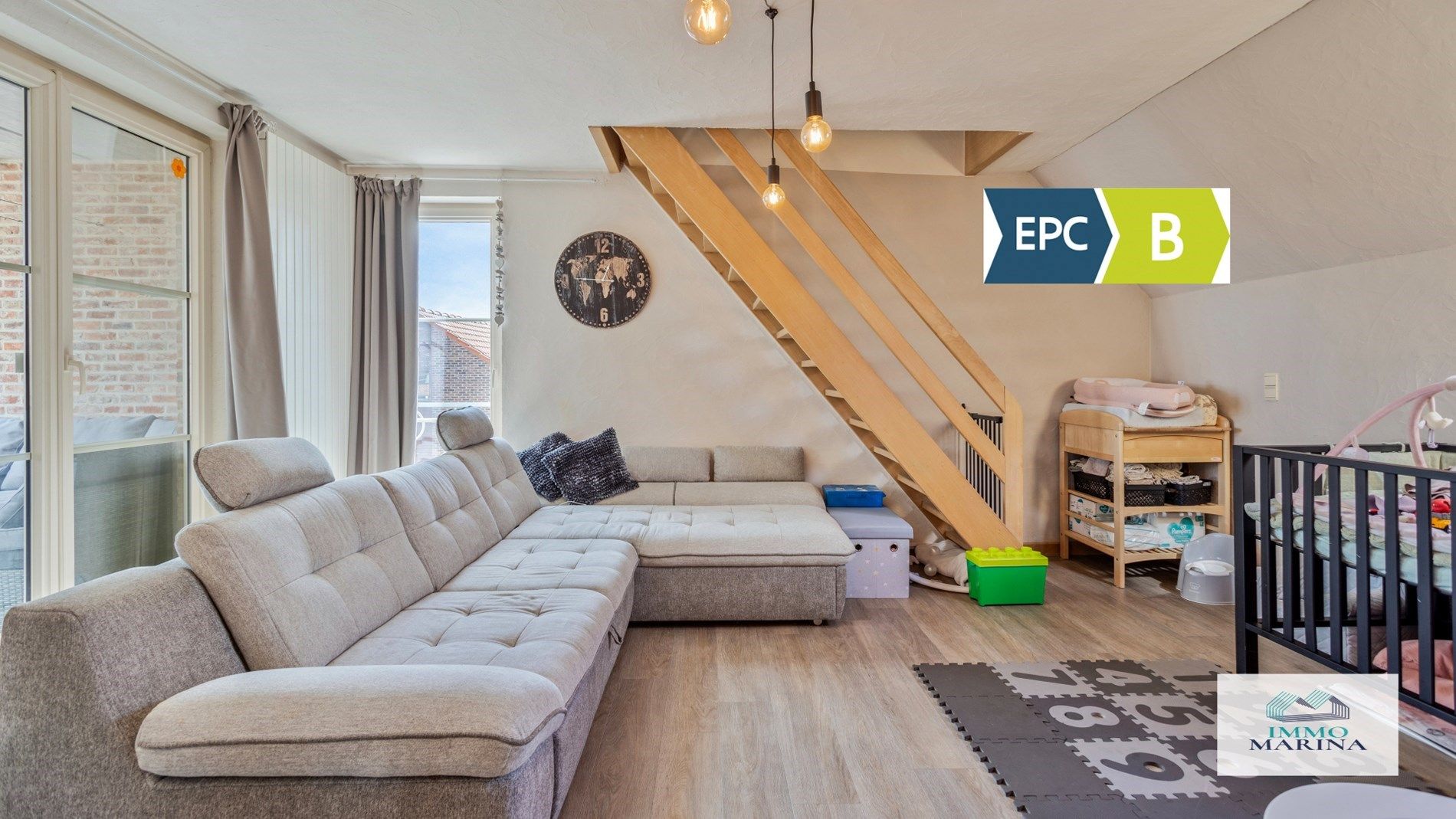 Rm instapklr 3 slpk duplex-app met slpk en badk beneden foto 2
