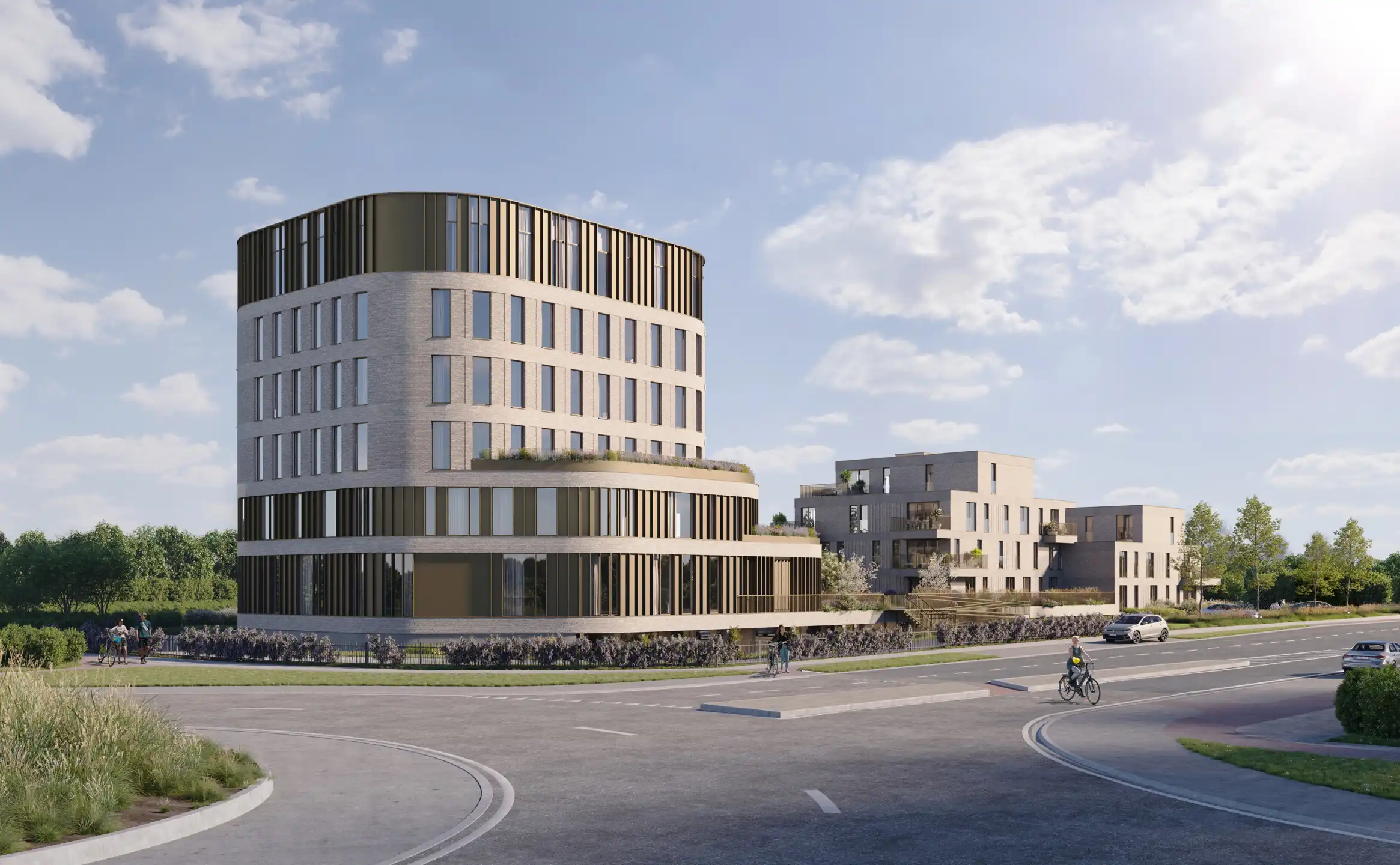 UNIEK, GROEN WOONPROJECT OP VOORMALIGE KBC SITE foto 2