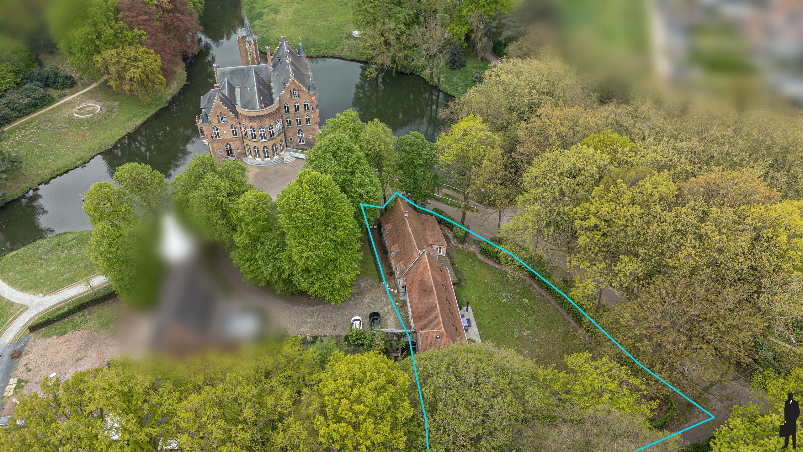 Uitzonderlijk kasteelhoeve in het park van Kasteel Wissekerke. foto 66