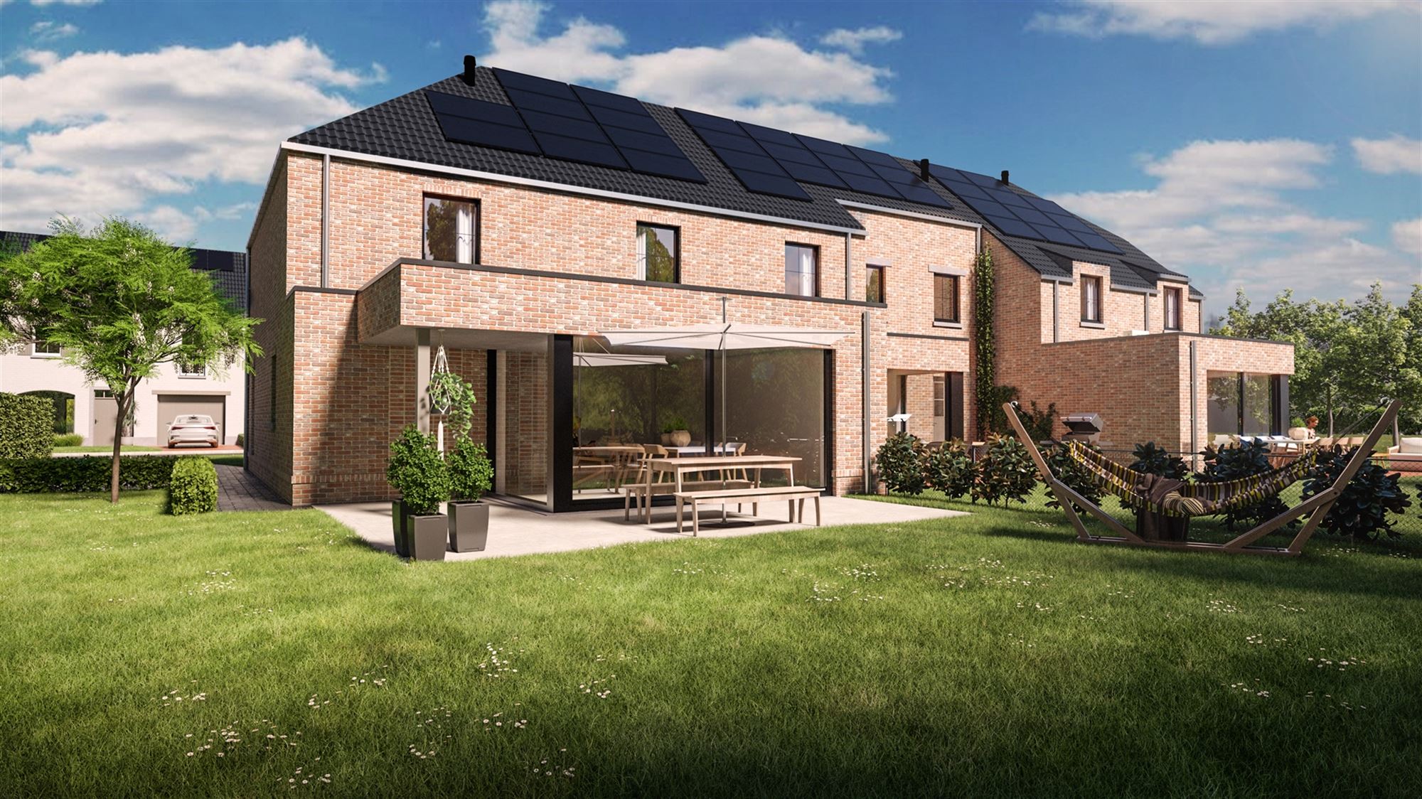 NIEUWBOUWWONING MET 3 SLAAPKAMERS UITERST CENTRAAL DOCH RUSTIG GELEGEN TE ZONHOVEN foto 2