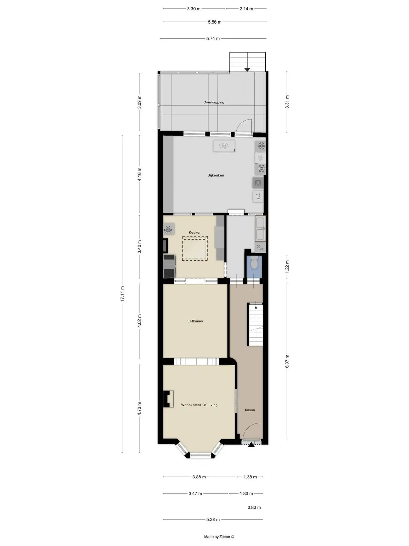 Ruime woning met tuin en inrichtbare zolder foto 4