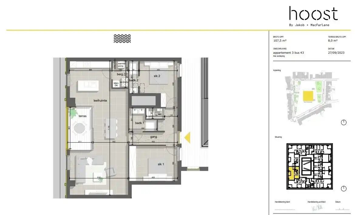 West-georiënteerd twee slaapkamer appartement met ruim terras foto 13