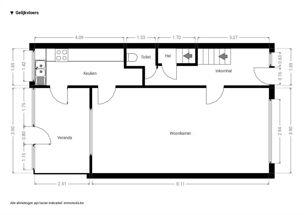 Op te frissen gezinswoning met tuin in Groenenhoek foto 14