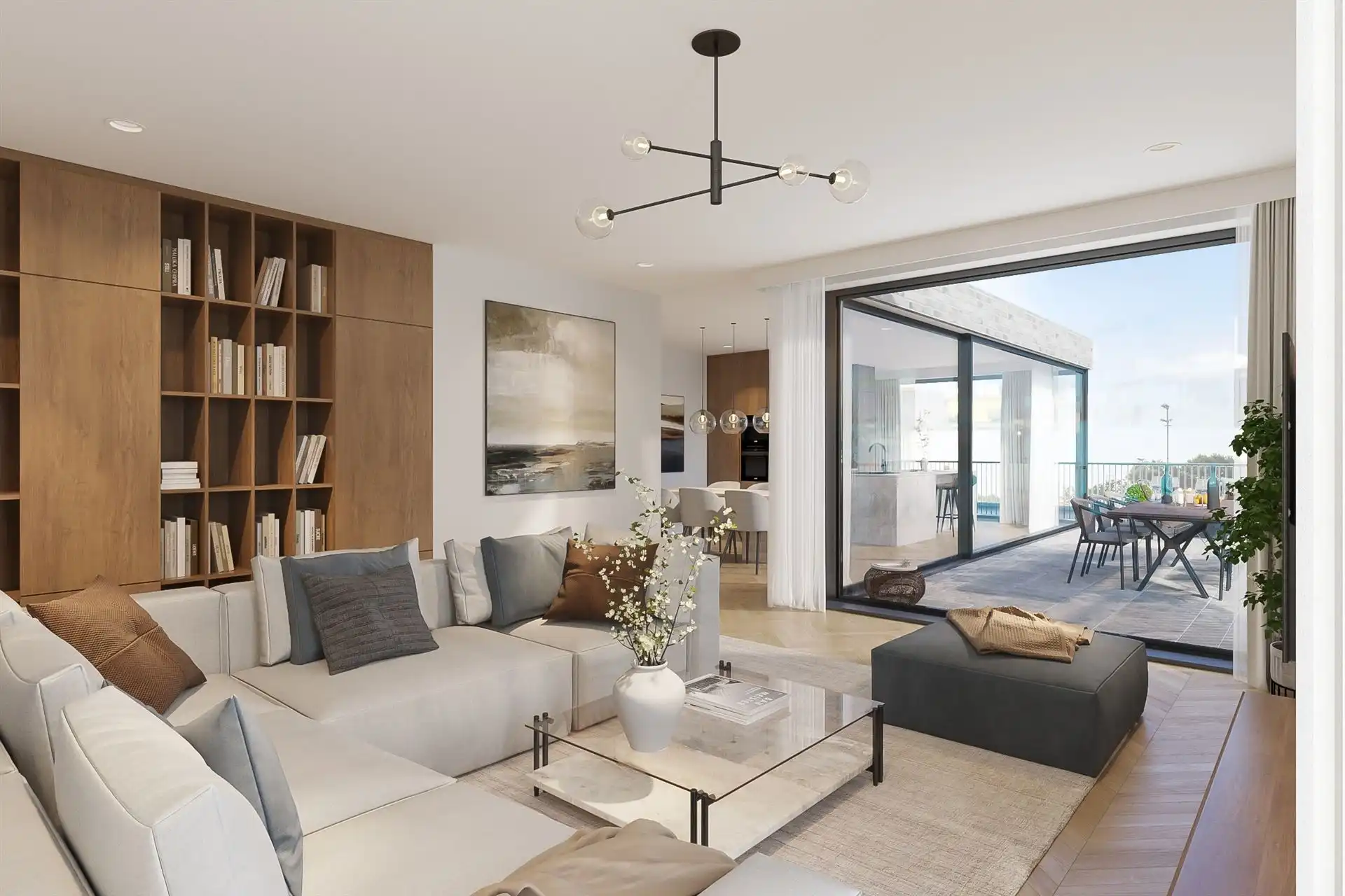 Gelijkvloers nieuwbouwappartement met tuin foto 3