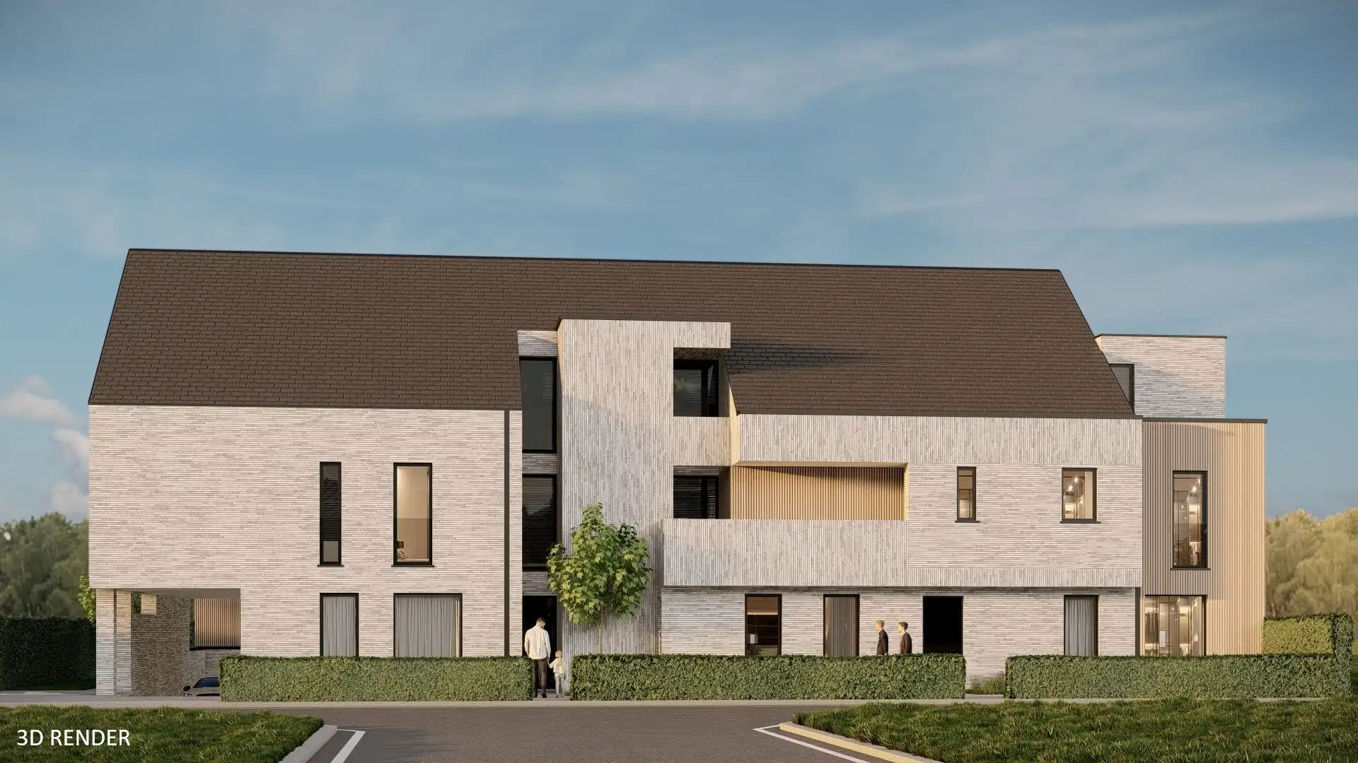 Nieuwappartement met 2 slaapkamers en terras – prijs inclusief 21% BTW foto {{pictureIndex}}