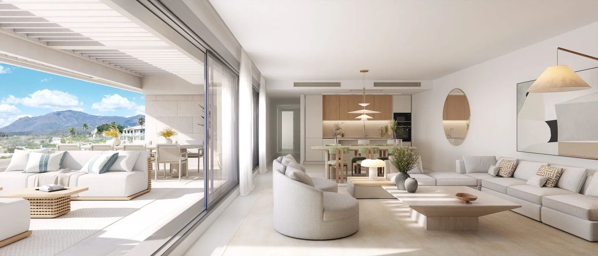 Luxe ruimte: appartementen met tuin of terras in Estepona foto 3