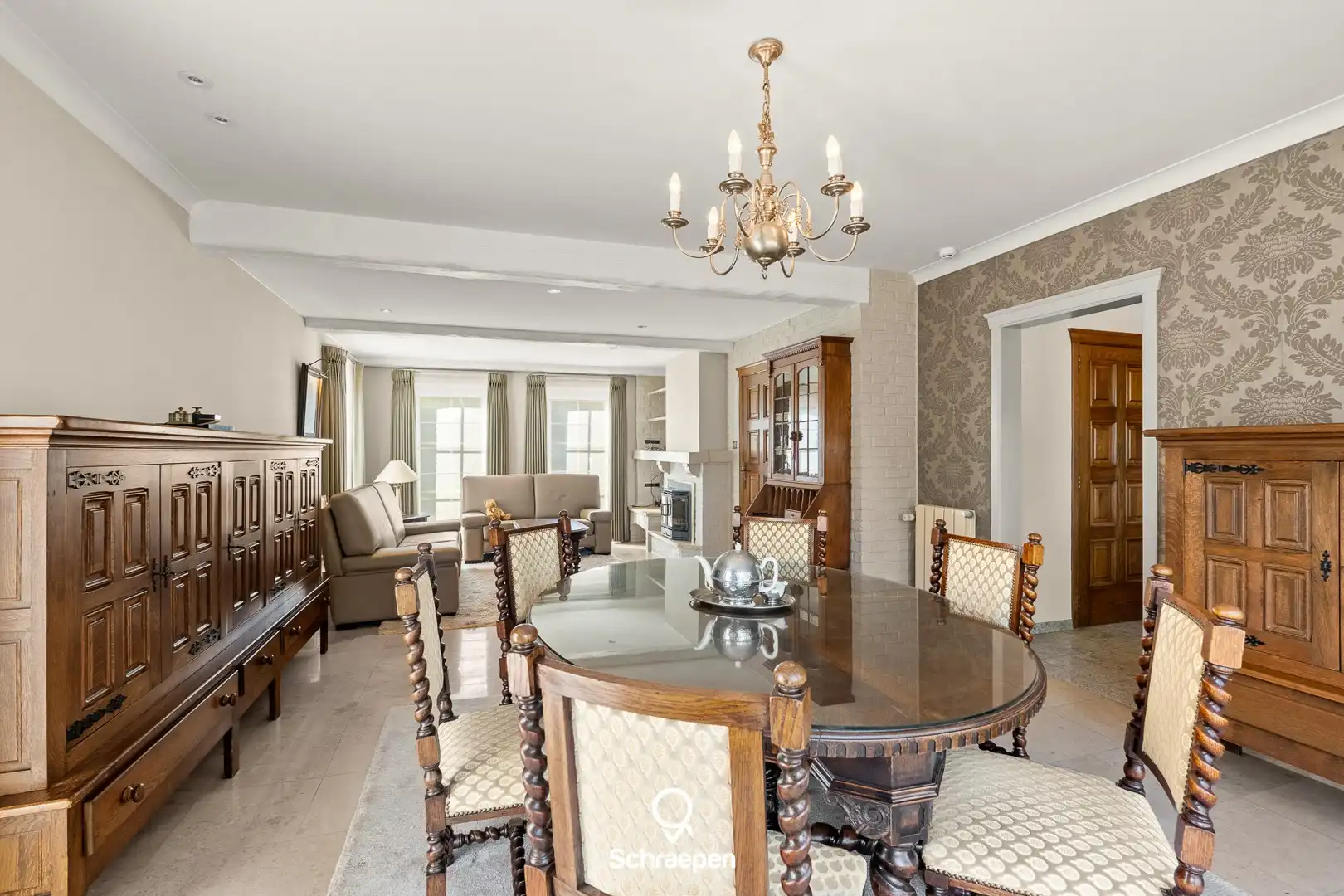 Ruime gelijkvloerse woning (232 m²) op breed perceel van 9 are op Ten Eikenen! foto 9