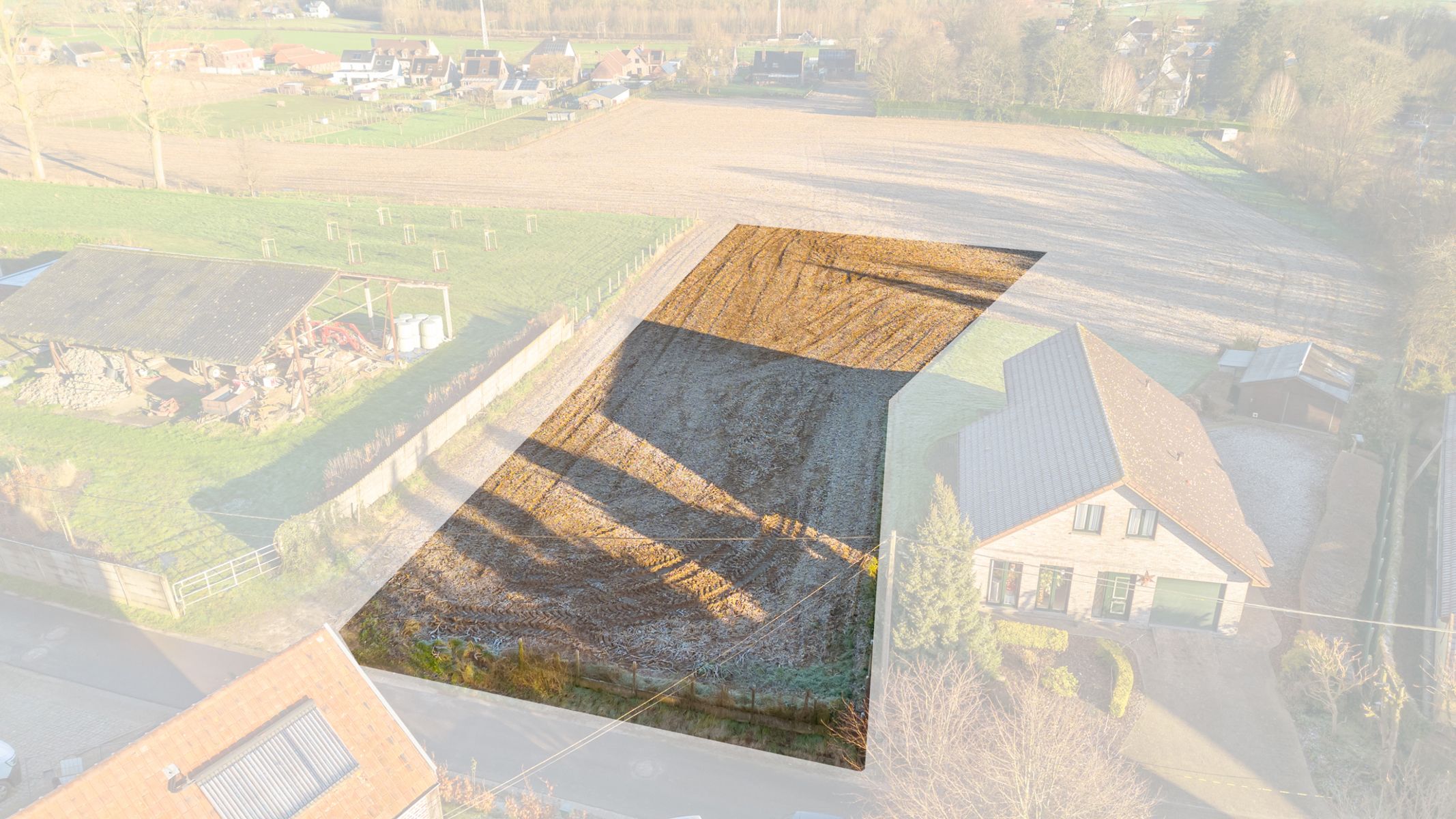 In OPTIE: Mooie bouwgrond OB rustiek/landelijk karakter ! foto 5