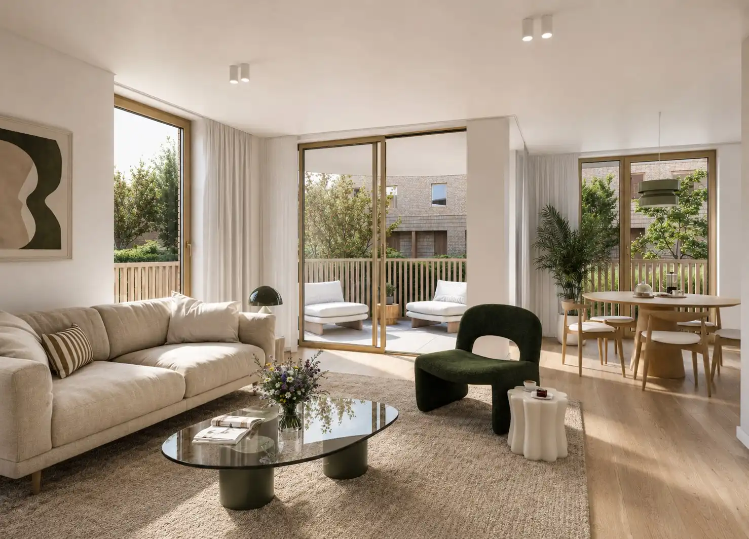 UNIEK RUIM 3SLAAPKAMER APPARTEMENTEN MET KNAP TERRAS foto 4