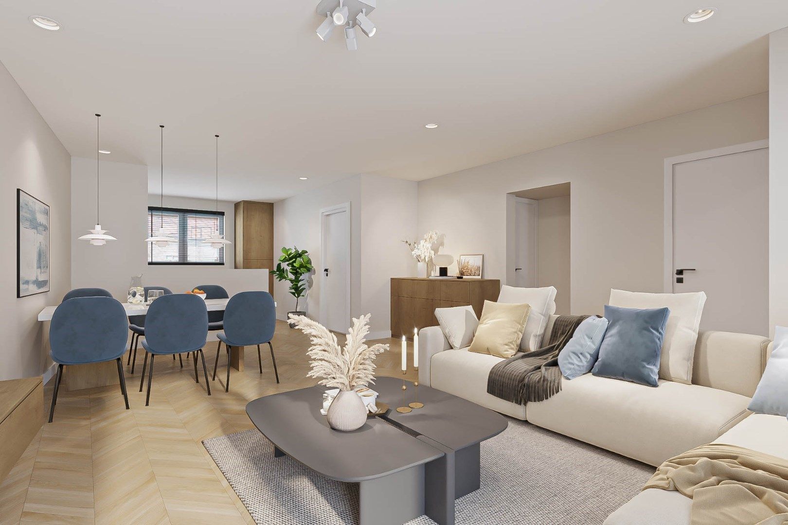 - IN OPTIE - Ruim en degelijk duplexappartement met drie slaapkamers, terras en autostandplaats in de dorpskern van Beverst foto 9
