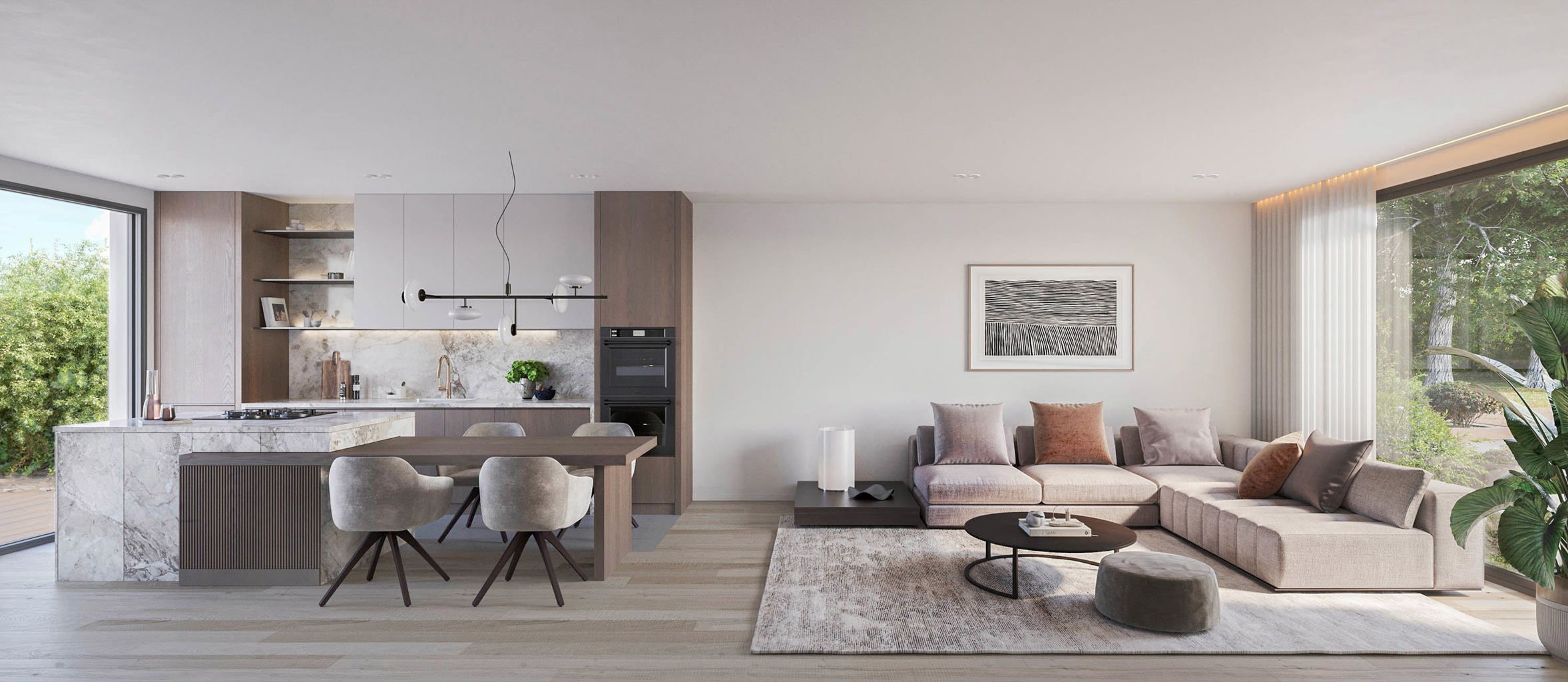 Woonerf met 12 doorzonwoningen en een centrale binnentuin foto 8