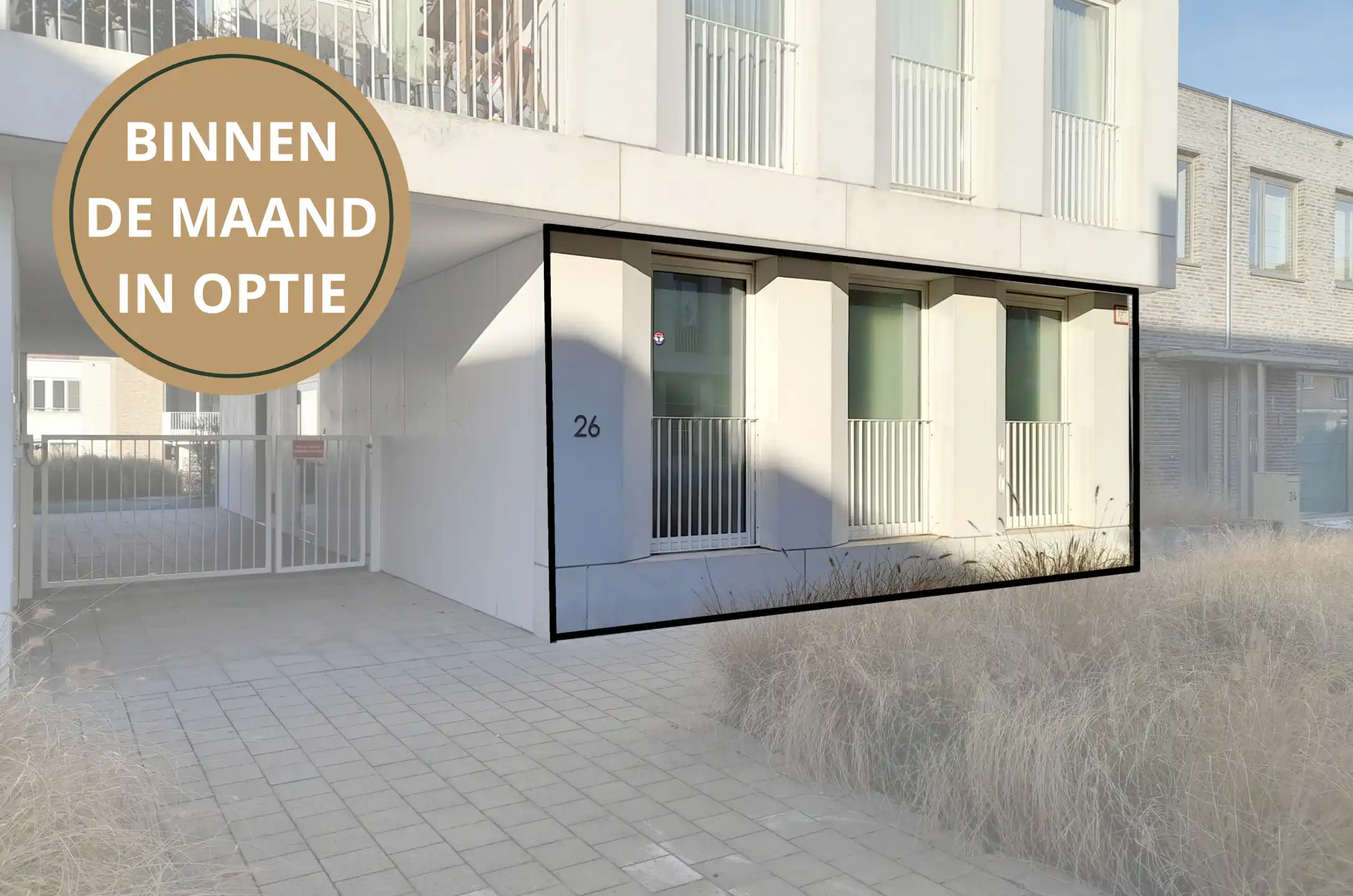 Gelijkvloers appartement met 2-slaapkamers en eigen tuintje foto {{pictureIndex}}