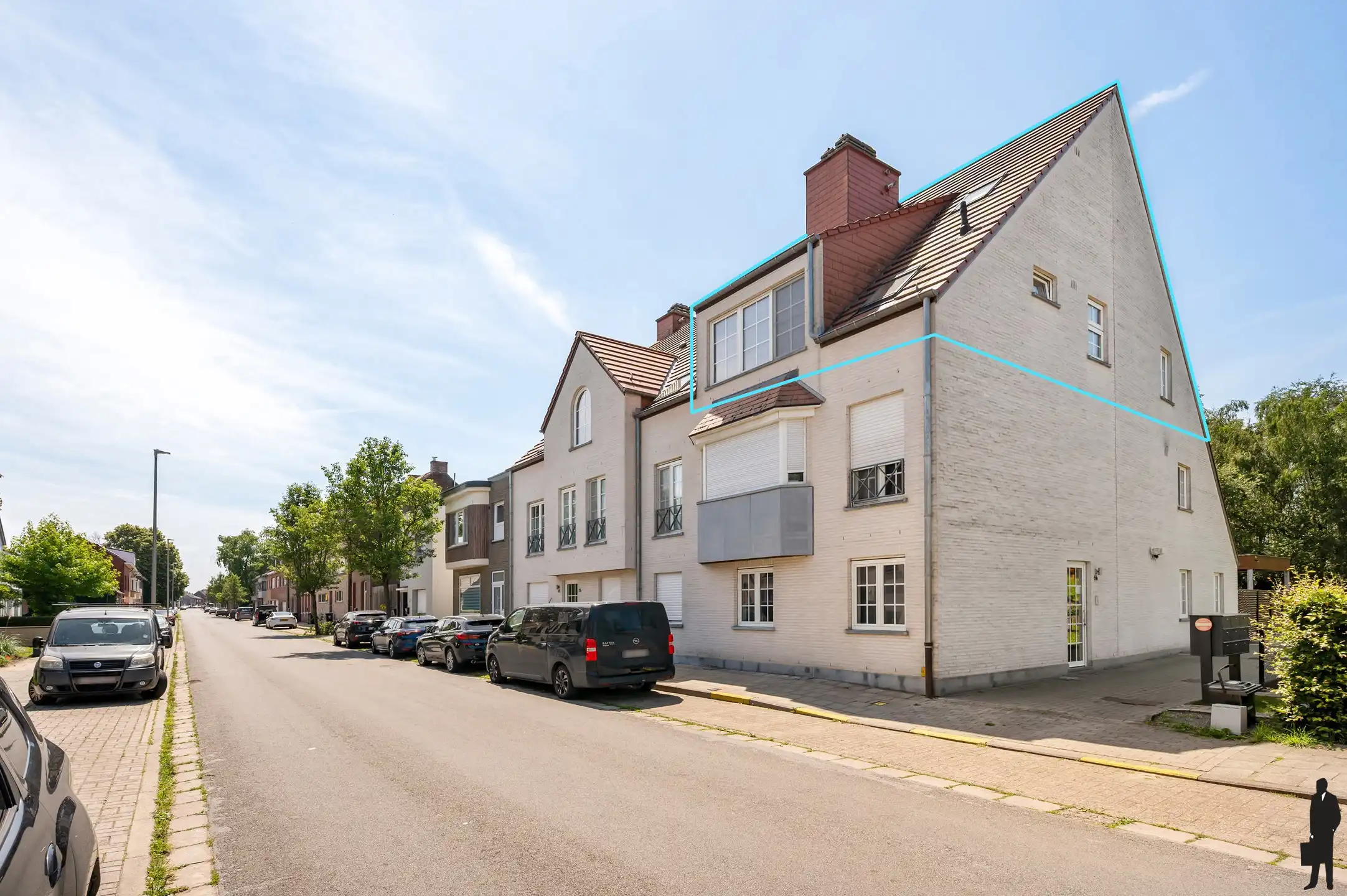 Instapklaar duplex appartement met 2 slaapkamers, ruim terras en carport&nbsp;in het centrum van Essen. foto 30
