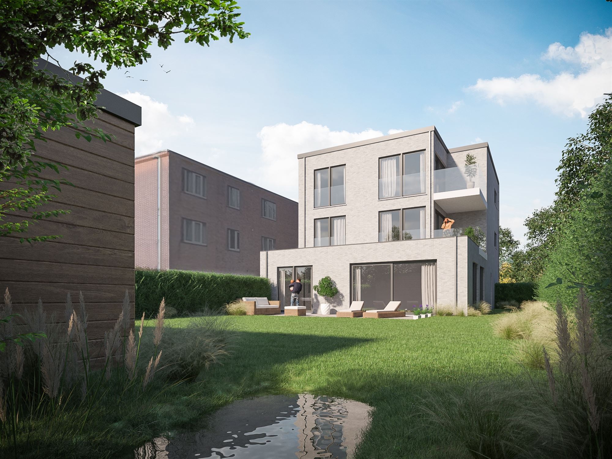 Projectgrond mét goedgekeurde vergunning voor 3 appartementen foto 3