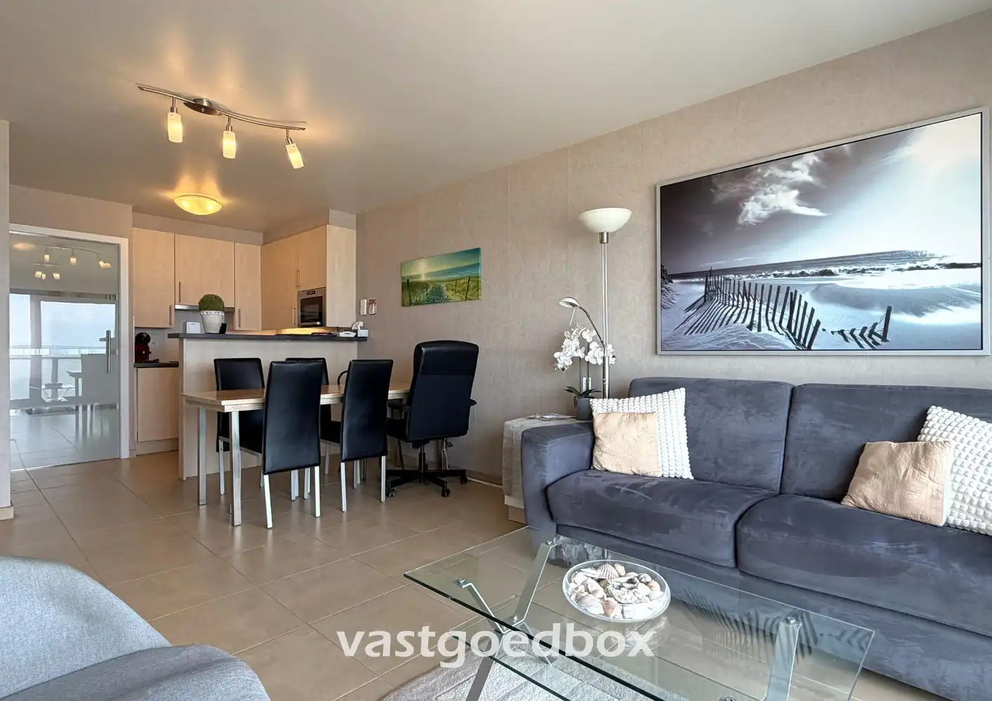 Instapklaar 1 slaapkamer appartement met frontaal zeezicht - Raversijde, Oostende foto 8
