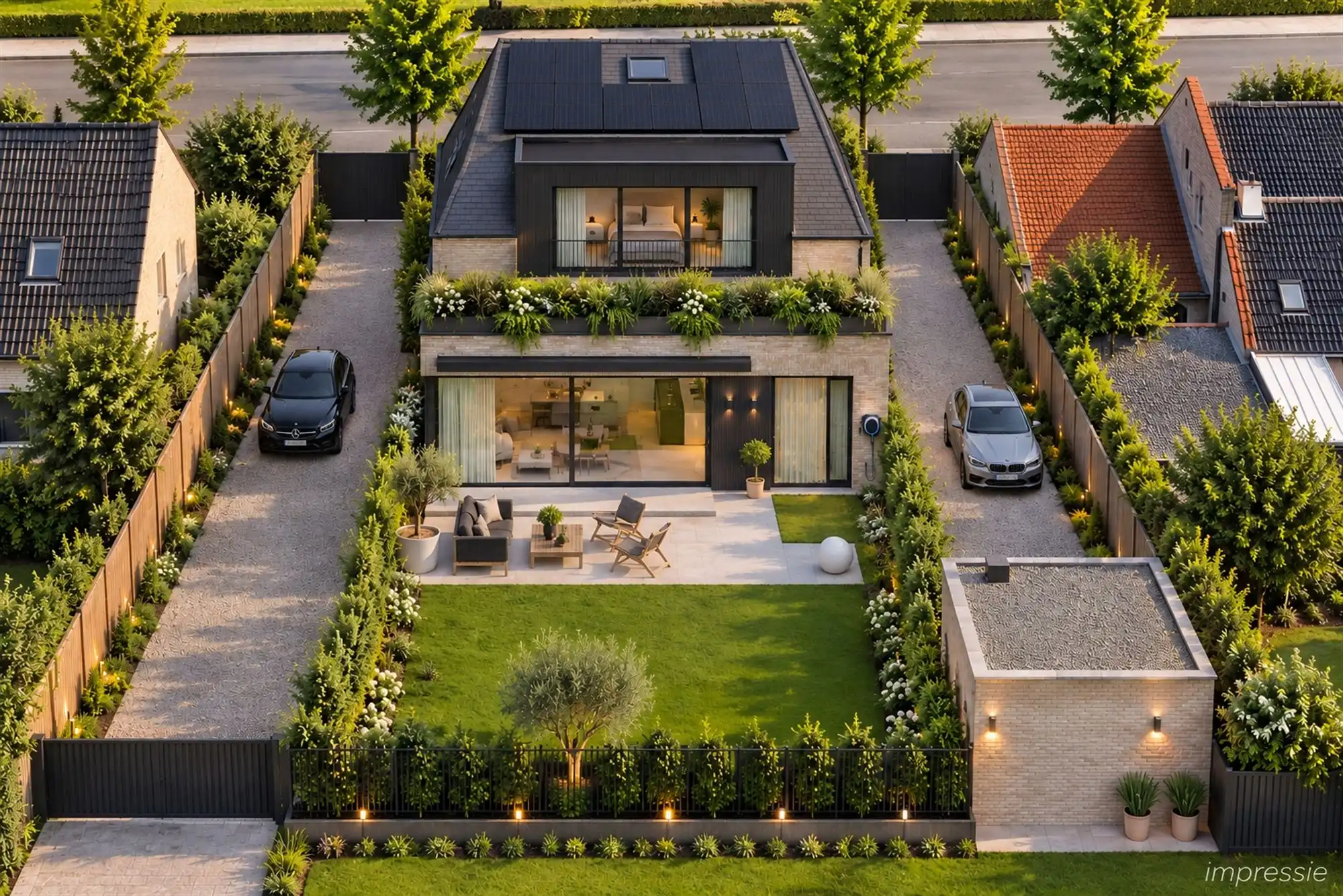 Gelijkvloers wonen met privacy en zonder syndicuskosten! foto 30
