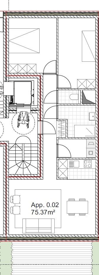 Energiezuinig nieuwbouwappartement met twee slaapkamers in Lokeren foto 11