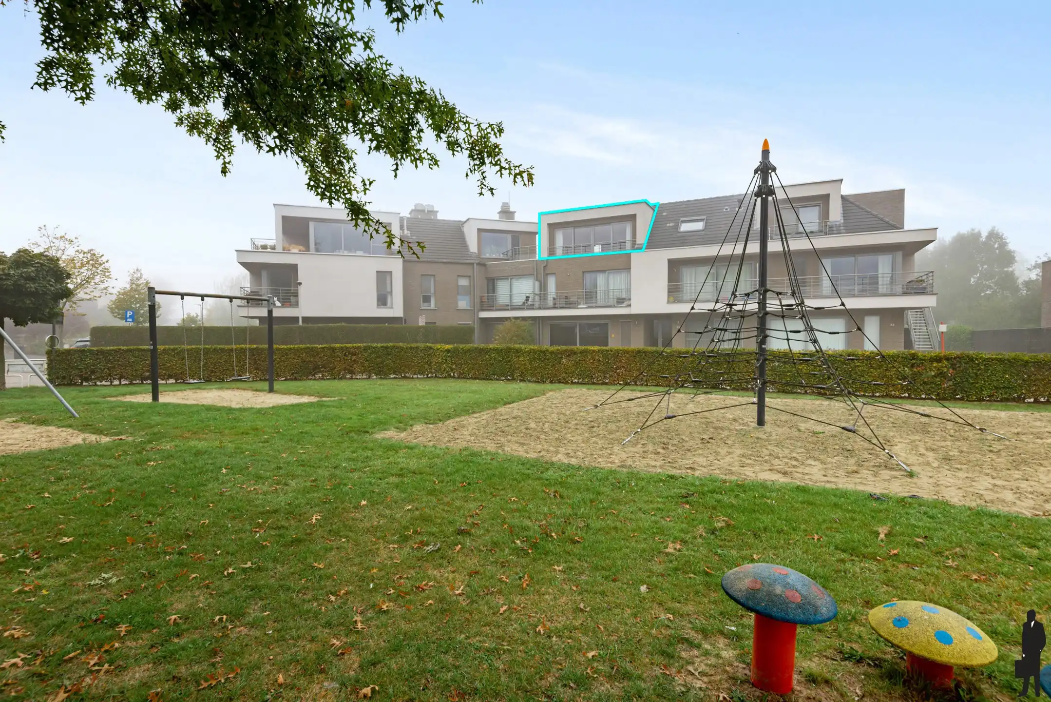 Energiezuinig appartement met 2 slpks, terras én garagebox  foto 20