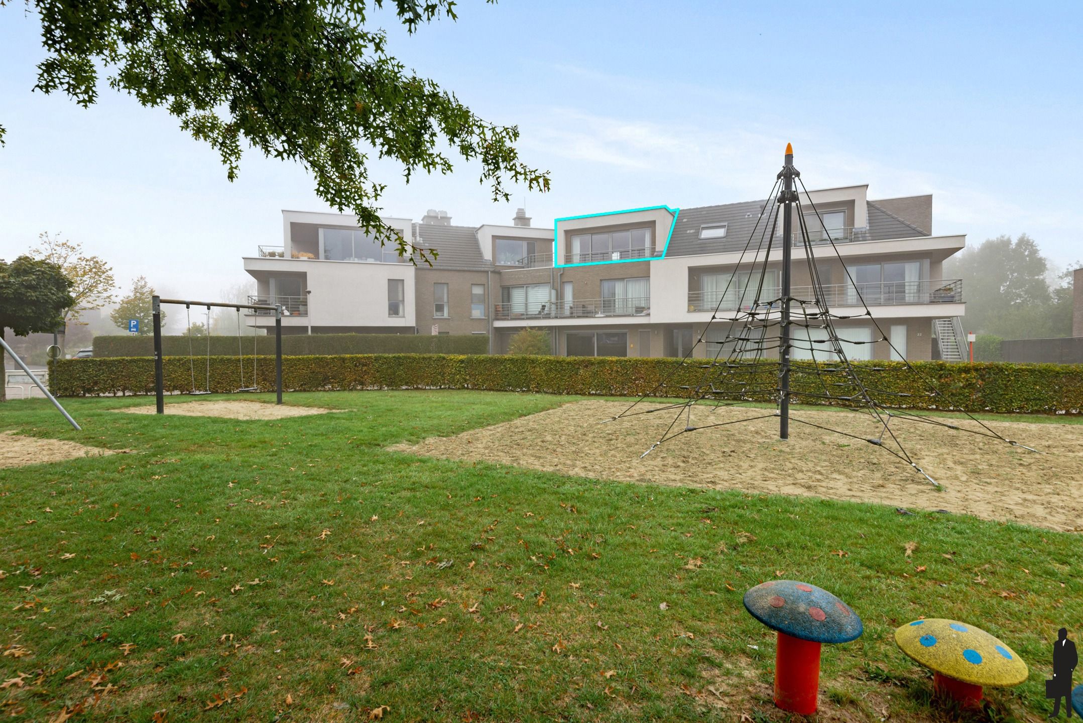 Energiezuinig appartement met 2 slpks, terras én garagebox  foto 20