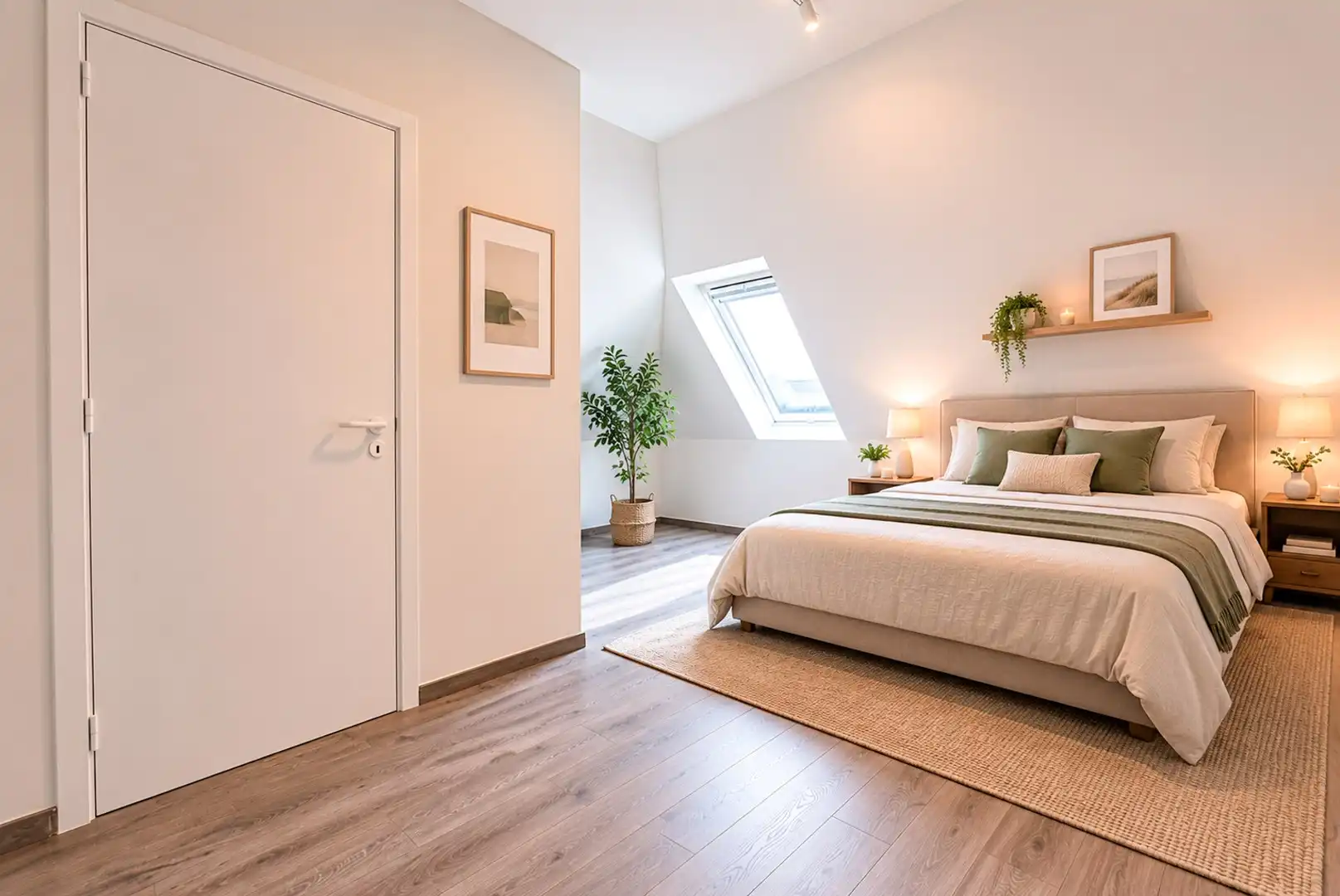 Instapklaar lichtrijk dakappartement in hartje Veurne (61m²) foto 5